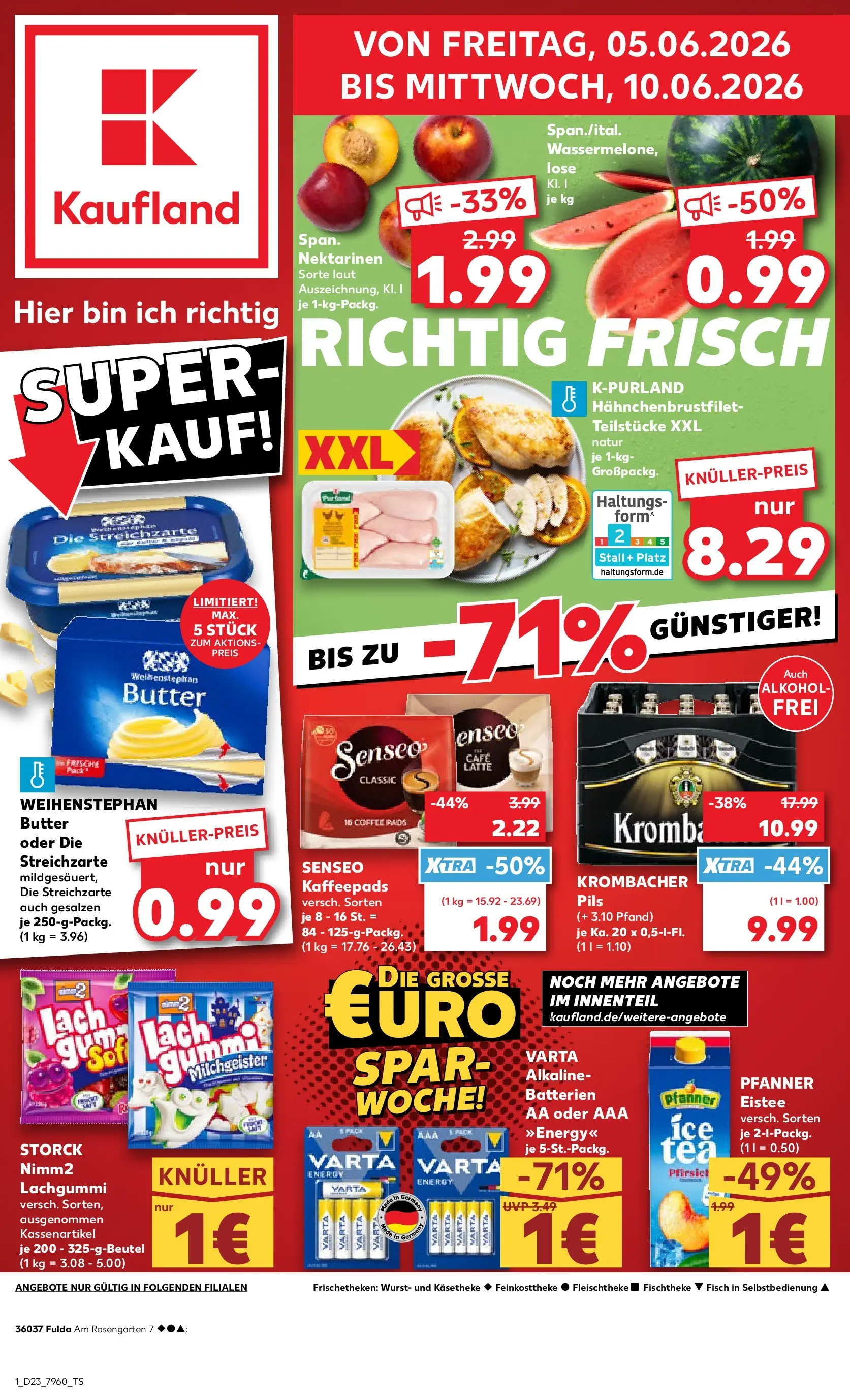 Prospekt Kaufland ab 01.06.2026 » Angebote und Werbung Online | Seite: 8 | Produkte: Senseo, Kaffeepads, Wurst, Pfirsich Prospekt Kaufland ab 01.06.2026 » Angebote Online zum Blättern | Seite: 8 | Produkte: Senseo, Kaffeepads, Wurst, Pfirsich