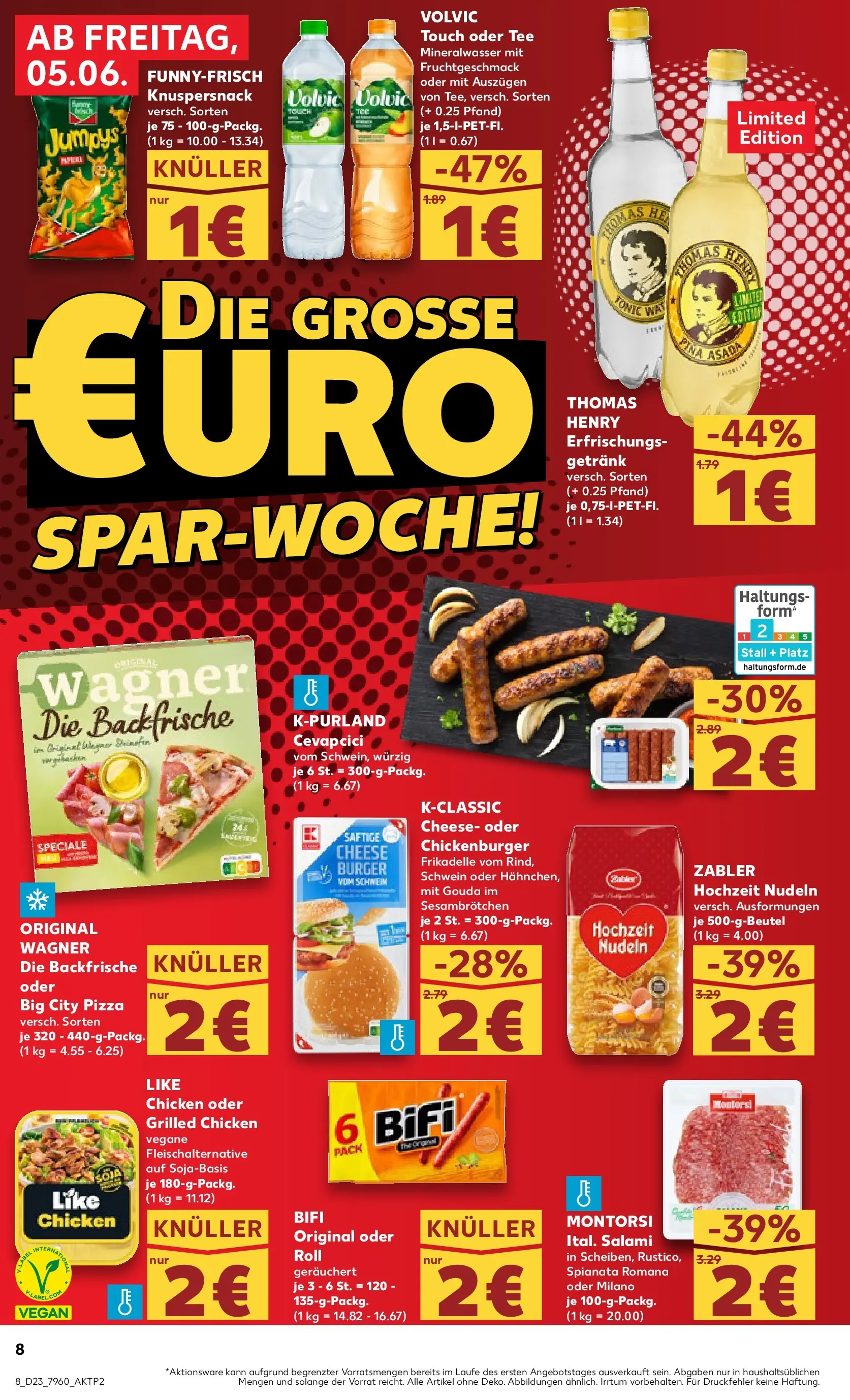 Prospekt Kaufland ab 01.06.2026 » Angebote und Werbung Online | Seite: 15 | Produkte: Cevapcici, Volvic touch, Mineralwasser, Tee Prospekt Kaufland ab 01.06.2026 » Angebote Online zum Blättern | Seite: 15 | Produkte: Cevapcici, Volvic touch, Mineralwasser, Tee