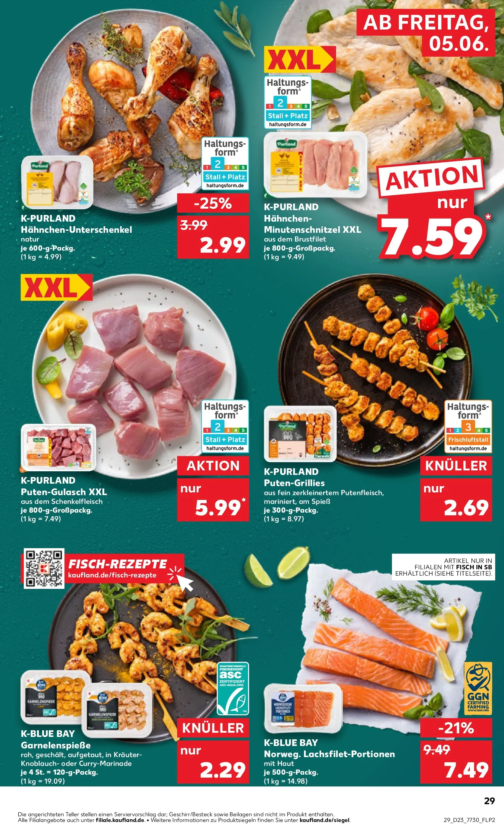 Prospekt Kaufland ab 01.06.2026 » Angebote und Werbung Online | Seite: 36 | Produkte: Hahnchen, Schnitzel, Fisch, Knoblauch Prospekt Kaufland ab 01.06.2026 » Angebote Online zum Blättern | Seite: 36 | Produkte: Hahnchen, Schnitzel, Fisch, Knoblauch