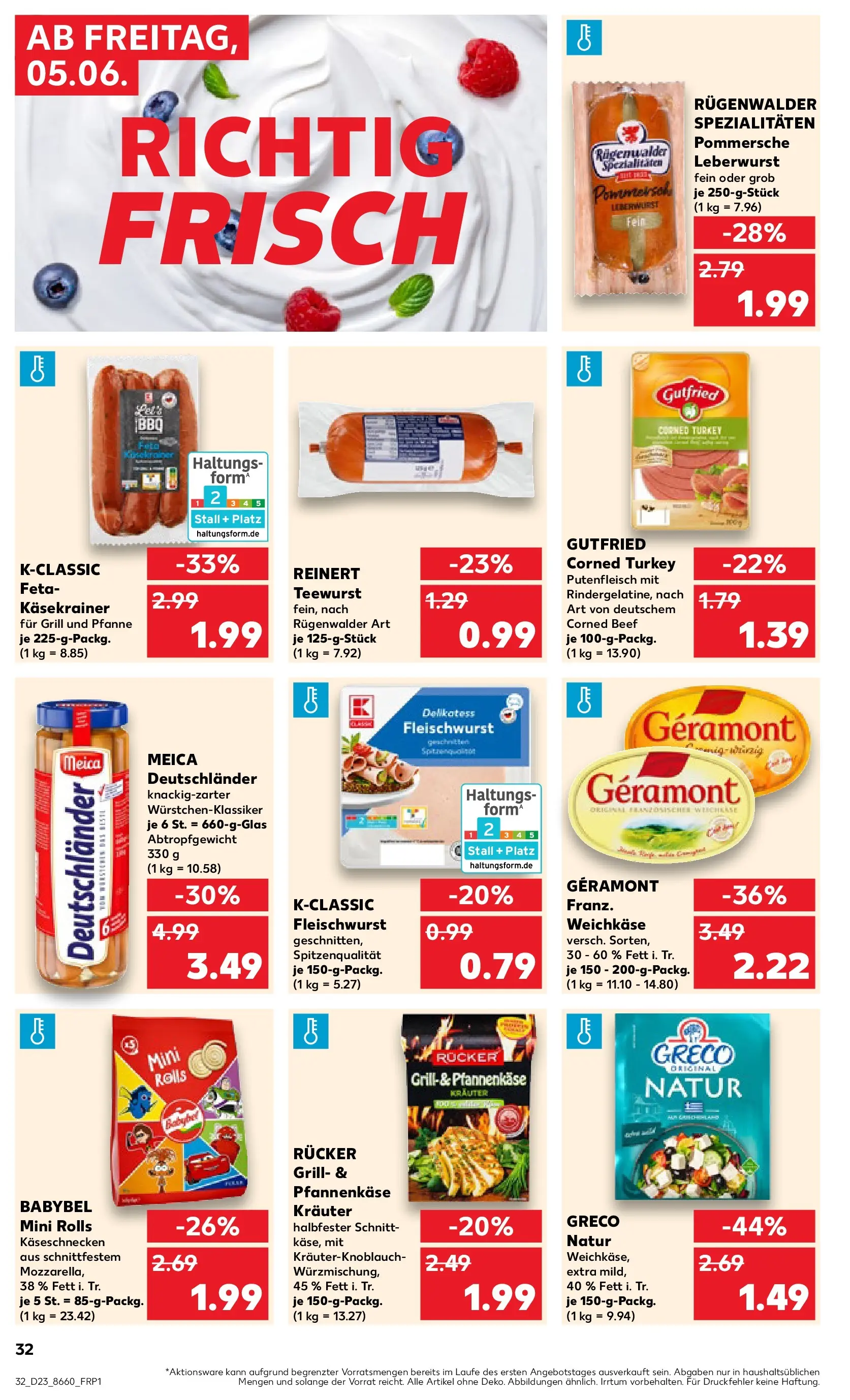 Prospekt Kaufland ab 01.06.2026 » Angebote Online zum Blättern | Seite: 39 | Produkte: Grill, Feta, Käsekrainer, Meica