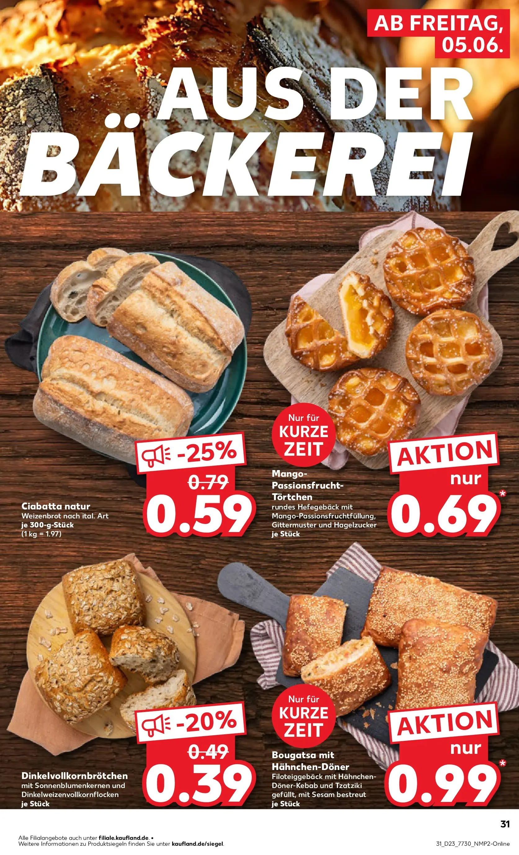 Prospekt Kaufland ab 01.06.2026 » Angebote und Werbung Online | Seite: 38 | Produkte: Hahnchen, Bäckerei, Mango Prospekt Kaufland ab 01.06.2026 » Angebote Online zum Blättern | Seite: 38 | Produkte: Hahnchen, Bäckerei, Mango