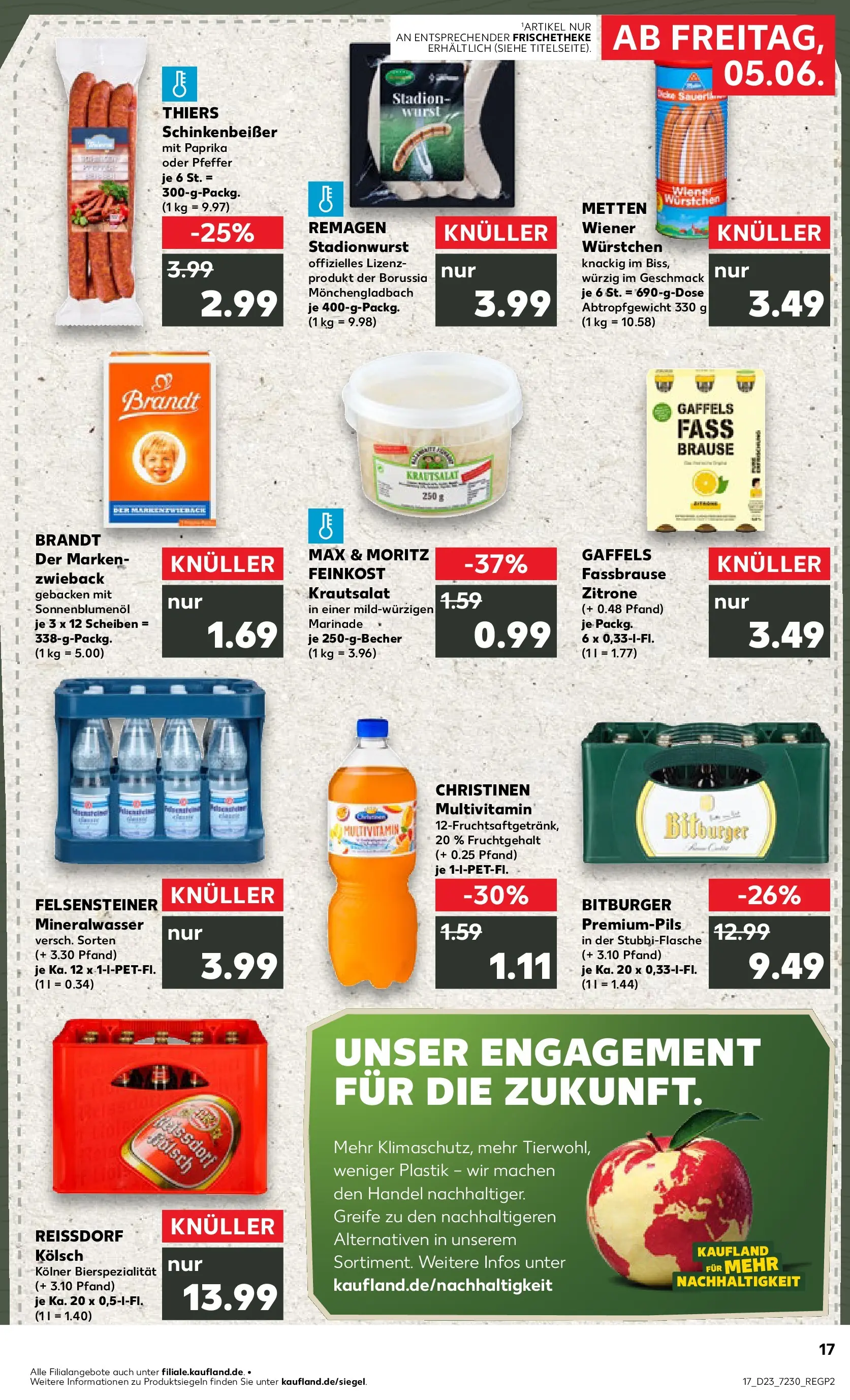 Prospekt Kaufland ab 01.06.2026 » Angebote und Werbung Online | Seite: 24 | Produkte: Wiener wurstchen, Sonnenblumenol, Mineralwasser, Wurst Prospekt Kaufland ab 01.06.2026 » Angebote Online zum Blättern | Seite: 24 | Produkte: Wiener wurstchen, Sonnenblumenol, Mineralwasser, Wurst