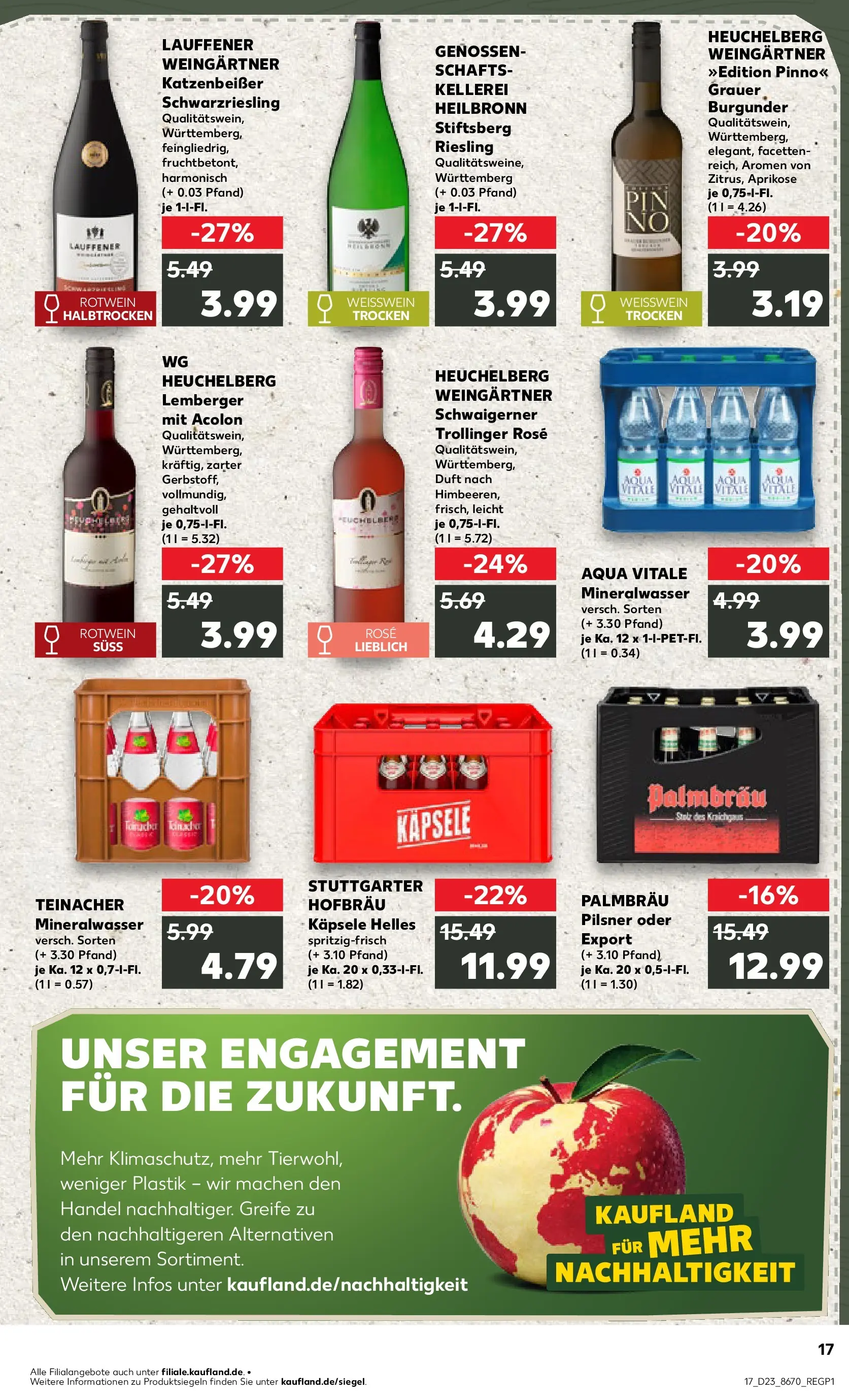 Prospekt Kaufland ab 01.06.2026 » Angebote und Werbung Online | Seite: 24 | Produkte: Rotwein, Weißwein trocken, Duft, Mineralwasser Prospekt Kaufland ab 01.06.2026 » Angebote Online zum Blättern | Seite: 24 | Produkte: Rotwein, Weißwein trocken, Duft, Mineralwasser