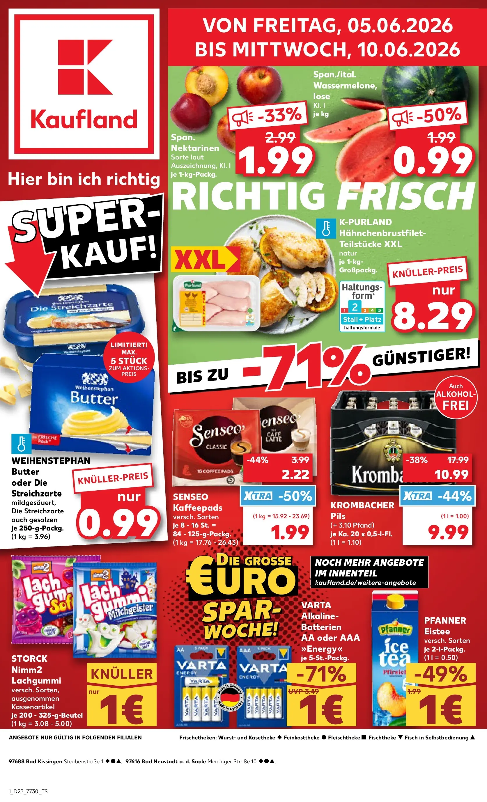 Prospekt Kaufland ab 04.06.2026 » Angebote Online zum Blättern | Seite: 1 | Produkte: Energy, Pils, Fisch, Krombacher