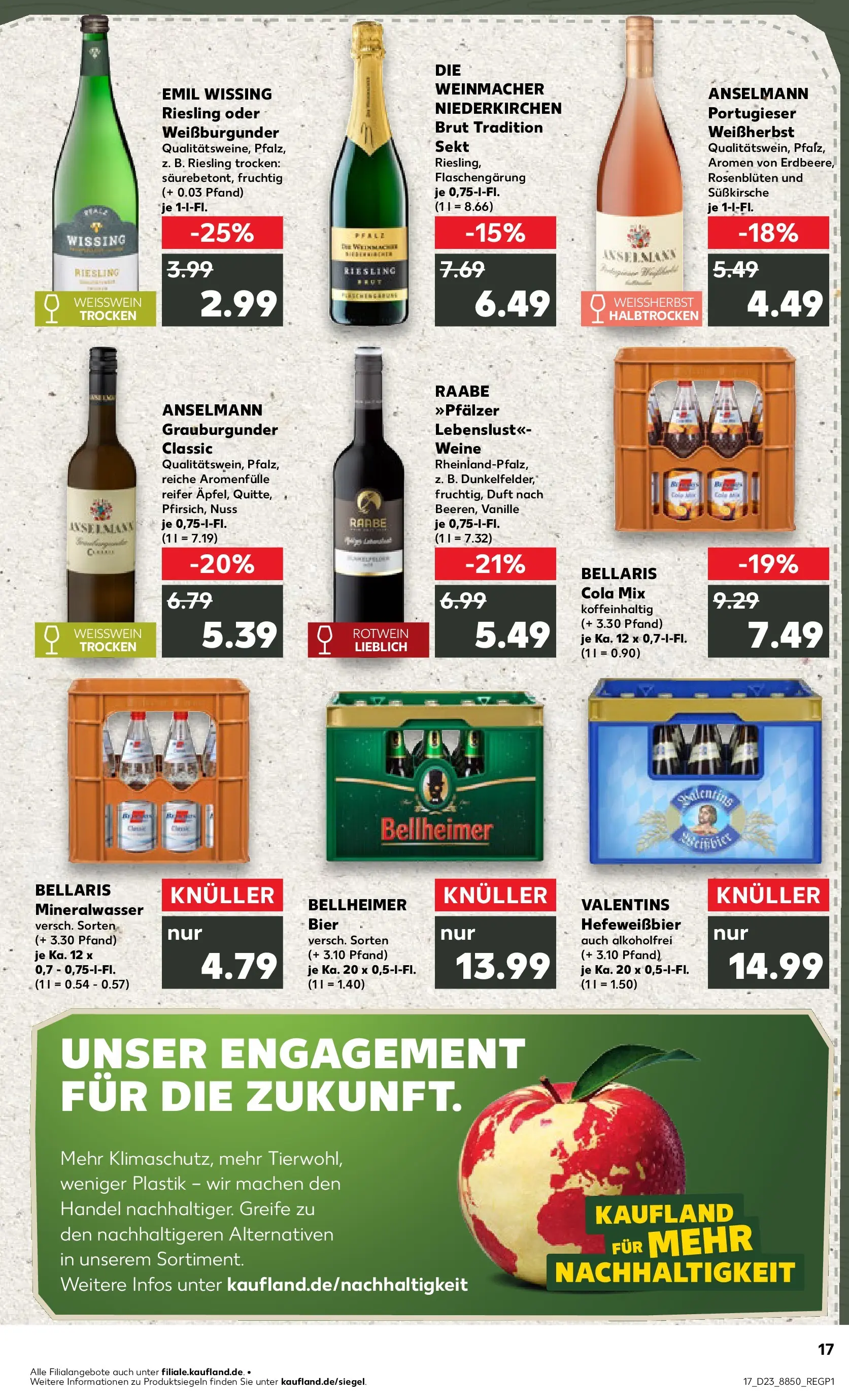 Prospekt Kaufland ab 04.06.2026 » Angebote Online zum Blättern | Seite: 17 | Produkte: Weißwein, Rotwein, Sekt, Duft