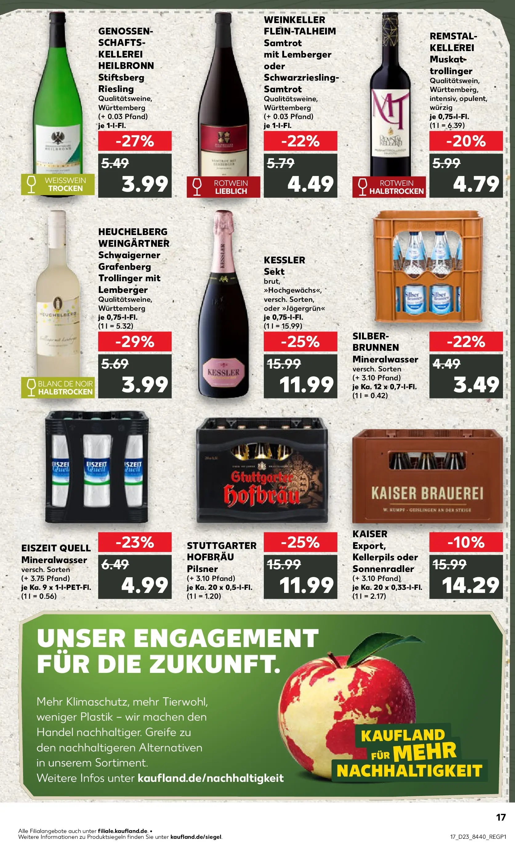 Prospekt Kaufland ab 01.06.2026 » Angebote und Werbung Online | Seite: 24 | Produkte: Weißwein, Rotwein, Sekt, Mineralwasser Prospekt Kaufland ab 01.06.2026 » Angebote Online zum Blättern | Seite: 24 | Produkte: Weißwein, Rotwein, Sekt, Mineralwasser