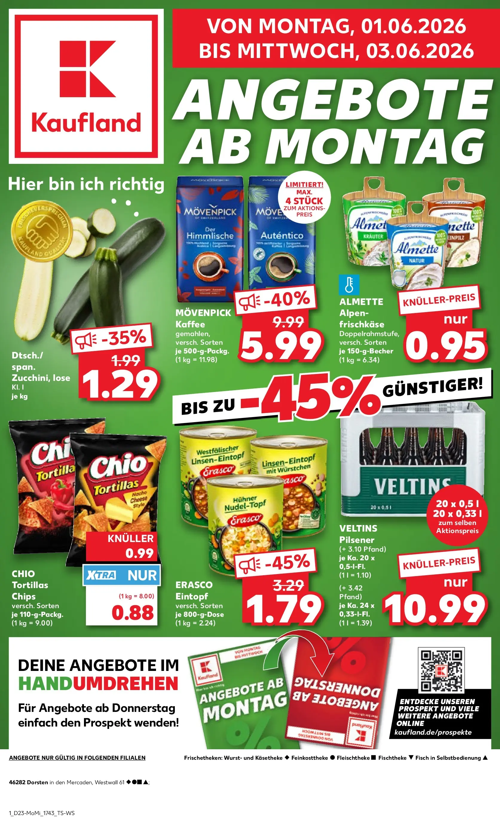 Prospekt Kaufland ab 01.06.2026 » Angebote und Werbung Online | Seite: 1 Prospekt Kaufland ab 01.06.2026 » Angebote Online zum Blättern | Seite: 1