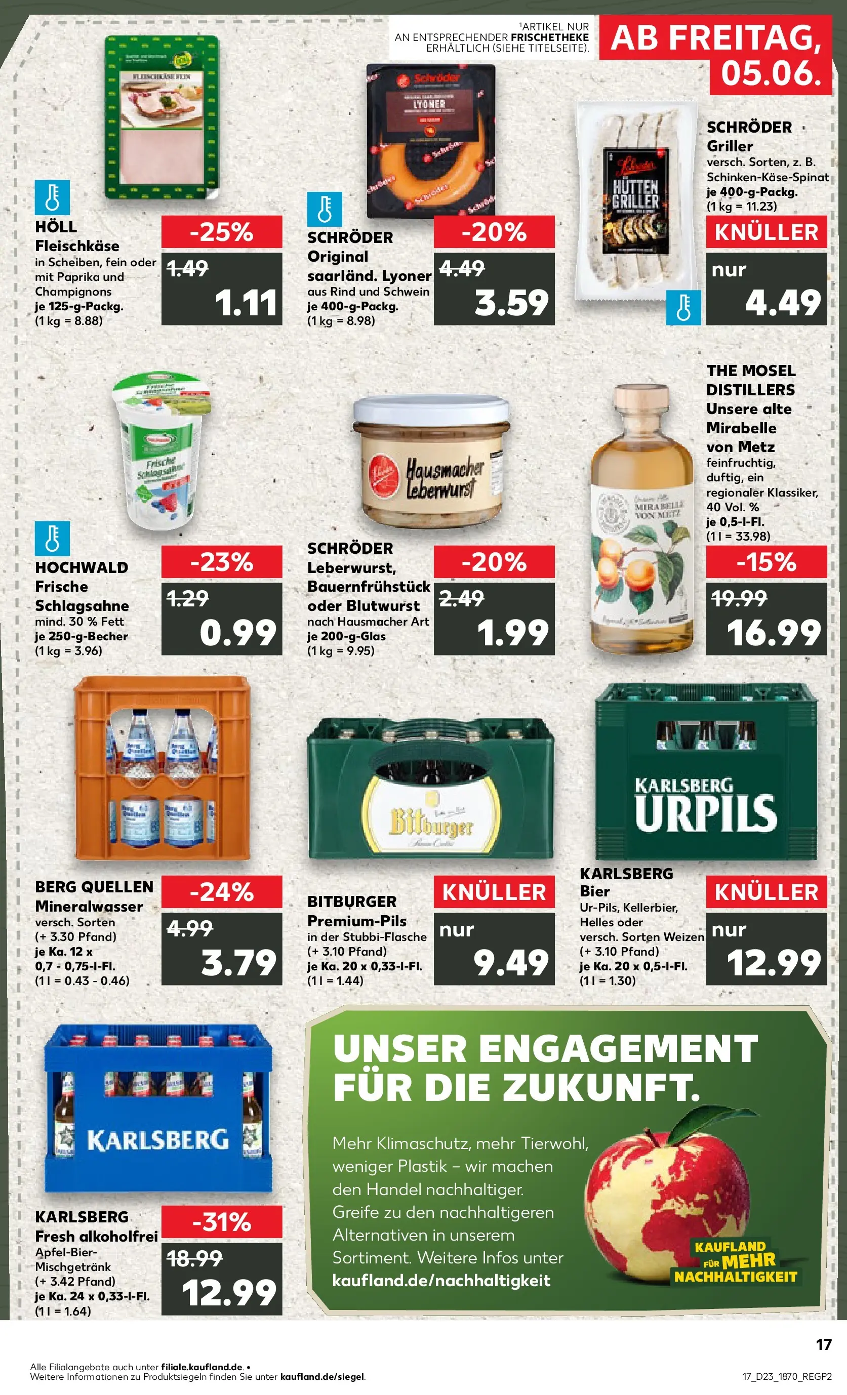 Prospekt Kaufland ab 01.06.2026 » Angebote Online zum Blättern | Seite: 24 | Produkte: Bitburger, Champignons, Paprika, Griller