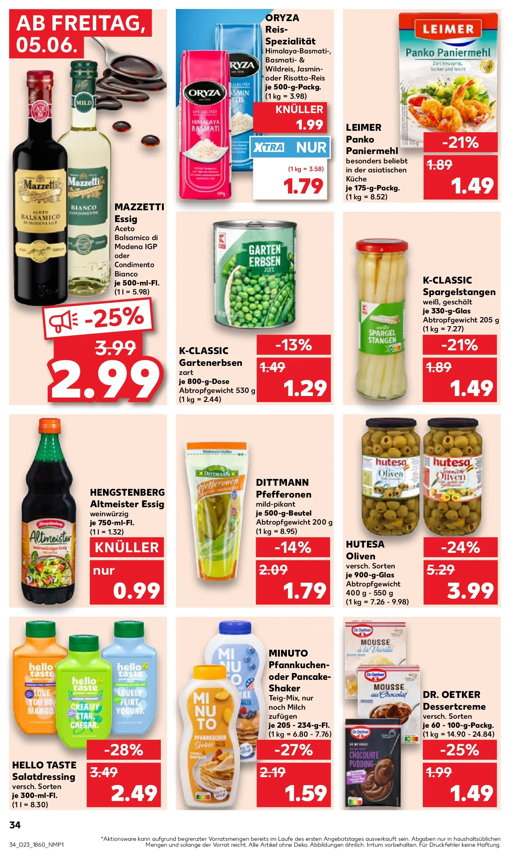 Prospekt Kaufland ab 01.06.2026 » Angebote Online zum Blättern | Seite: 41 | Produkte: Milch, Dressing, Mango, Erbsen