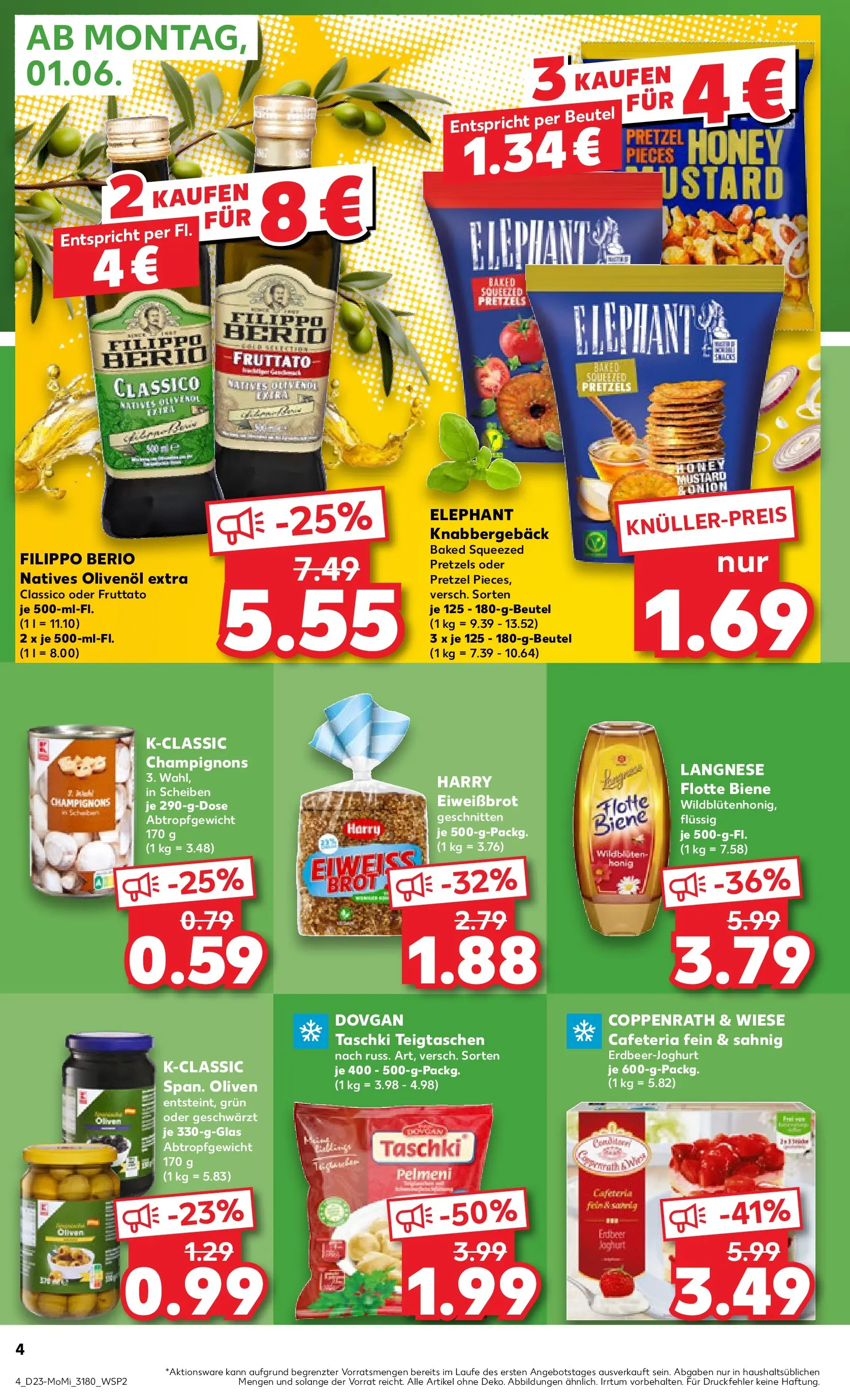 Prospekt Kaufland ab 01.06.2026 » Angebote und Werbung Online | Seite: 4 Prospekt Kaufland ab 01.06.2026 » Angebote Online zum Blättern | Seite: 4