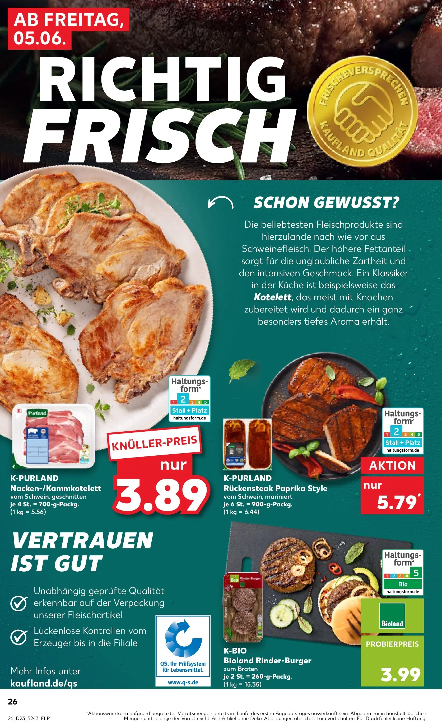 Prospekt Kaufland ab 01.06.2026 » Angebote und Werbung Online | Seite: 33 | Produkte: Küche, Burger, Paprika, Steak Prospekt Kaufland ab 01.06.2026 » Angebote Online zum Blättern | Seite: 33 | Produkte: Küche, Burger, Paprika, Steak