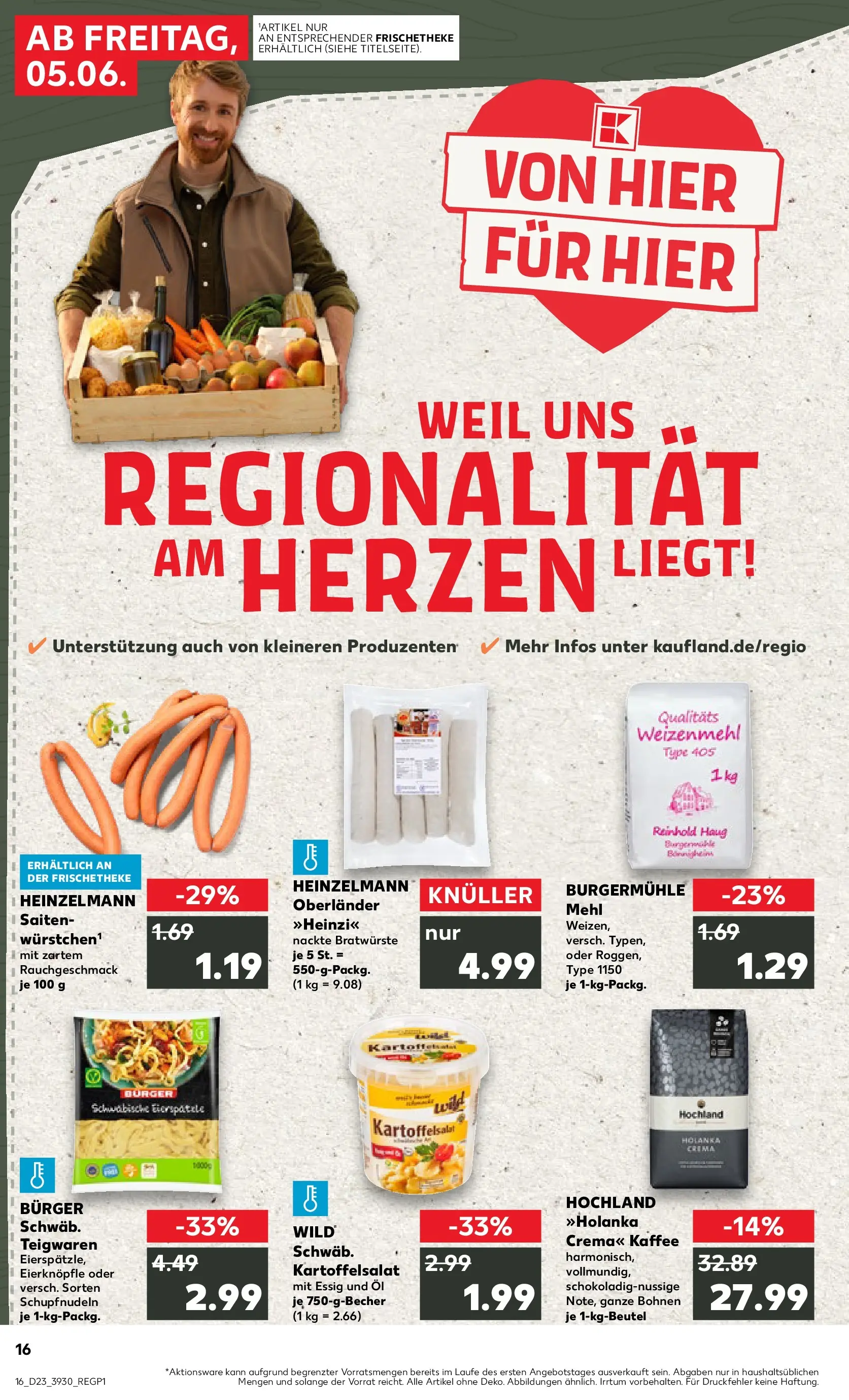 Prospekt Kaufland ab 01.06.2026 » Angebote und Werbung Online | Seite: 23 | Produkte: Mehl, Essig, Weizenmehl, Pasta Prospekt Kaufland ab 01.06.2026 » Angebote Online zum Blättern | Seite: 23 | Produkte: Mehl, Essig, Weizenmehl, Pasta