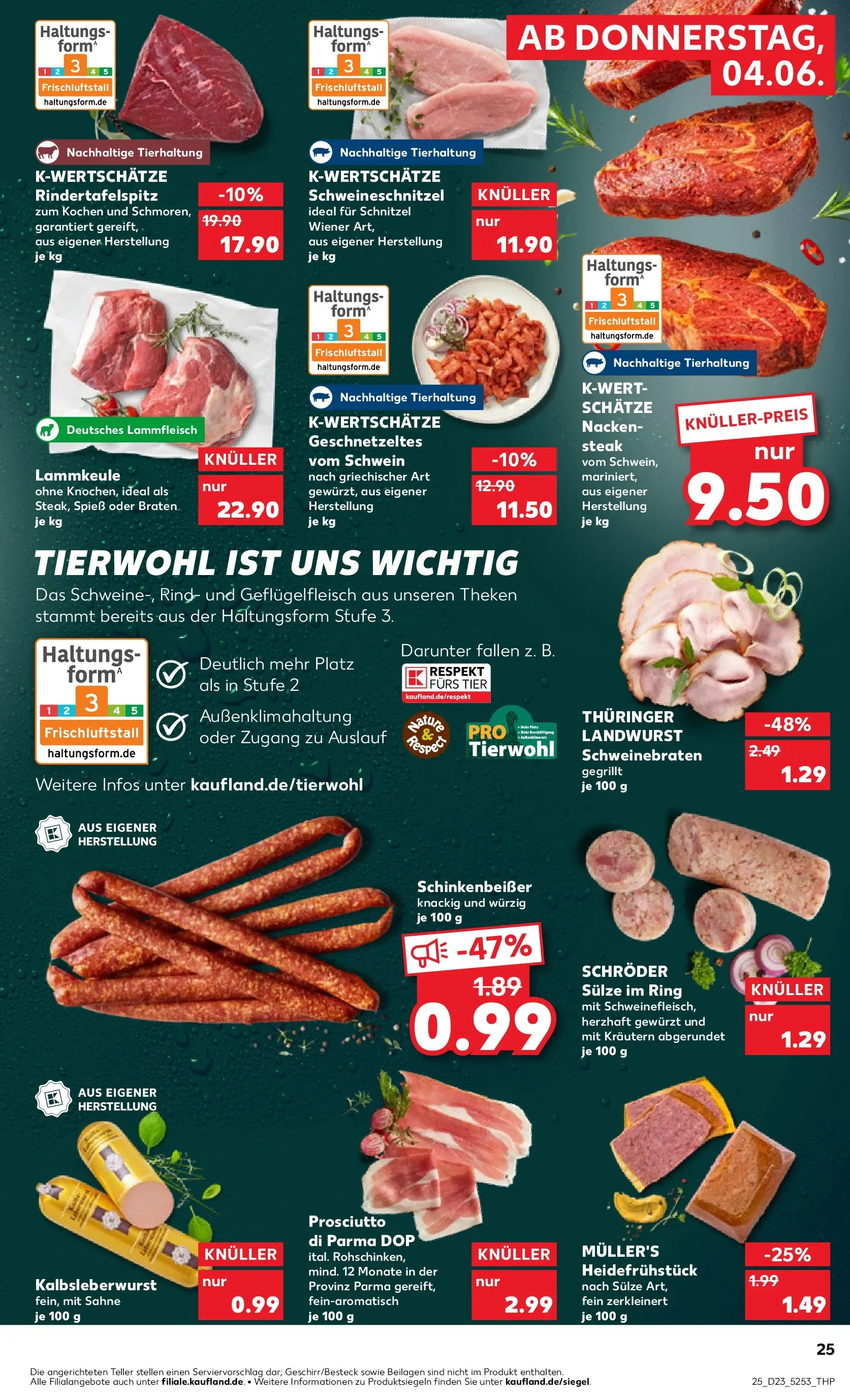 Prospekt Kaufland ab 01.06.2026 » Angebote Online zum Blättern | Seite: 32 | Produkte: Top, Lammkeule, Schnitzel, Sahne