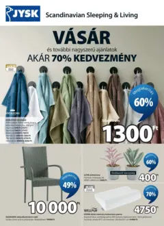 JYSK aktuális akciós újság - amely érvényes a következő dátumtól: 03.06.2026