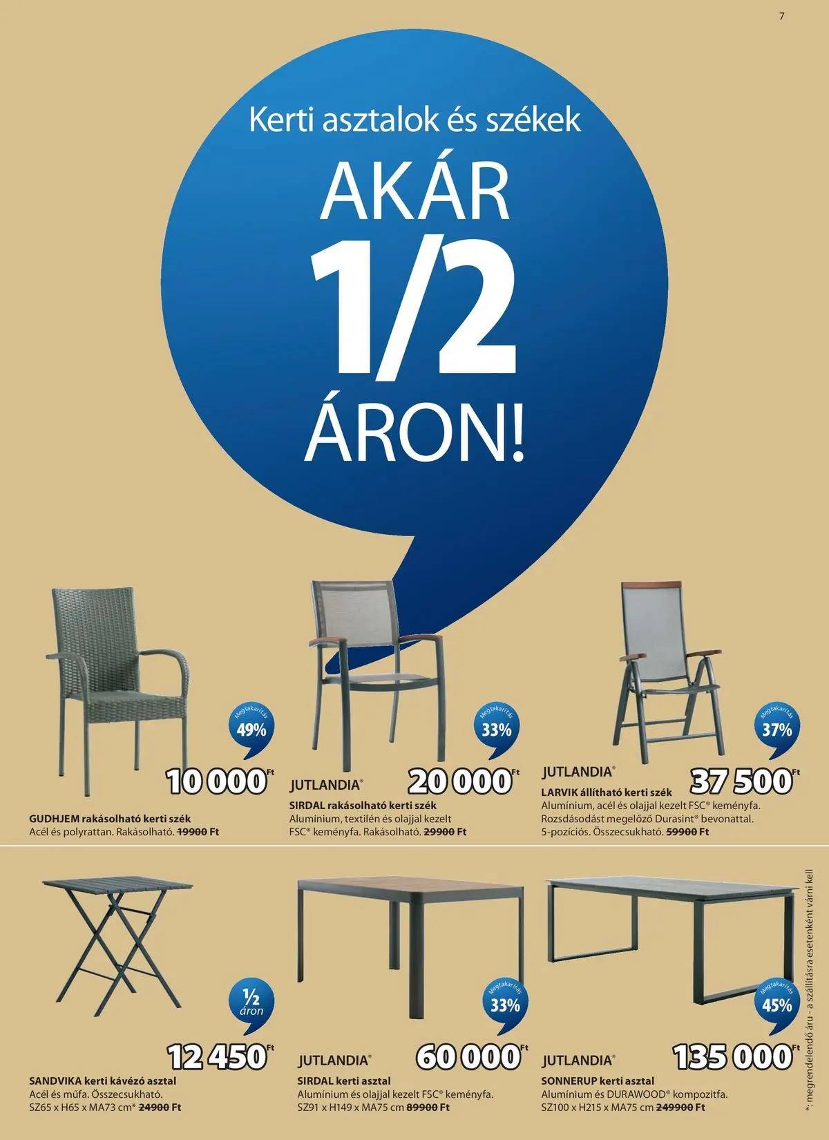 JYSK aktuális akciós újság - 2026.06.03. -tól/töl > akció, lapozható szórólap 🛍️ | Oldal: 8