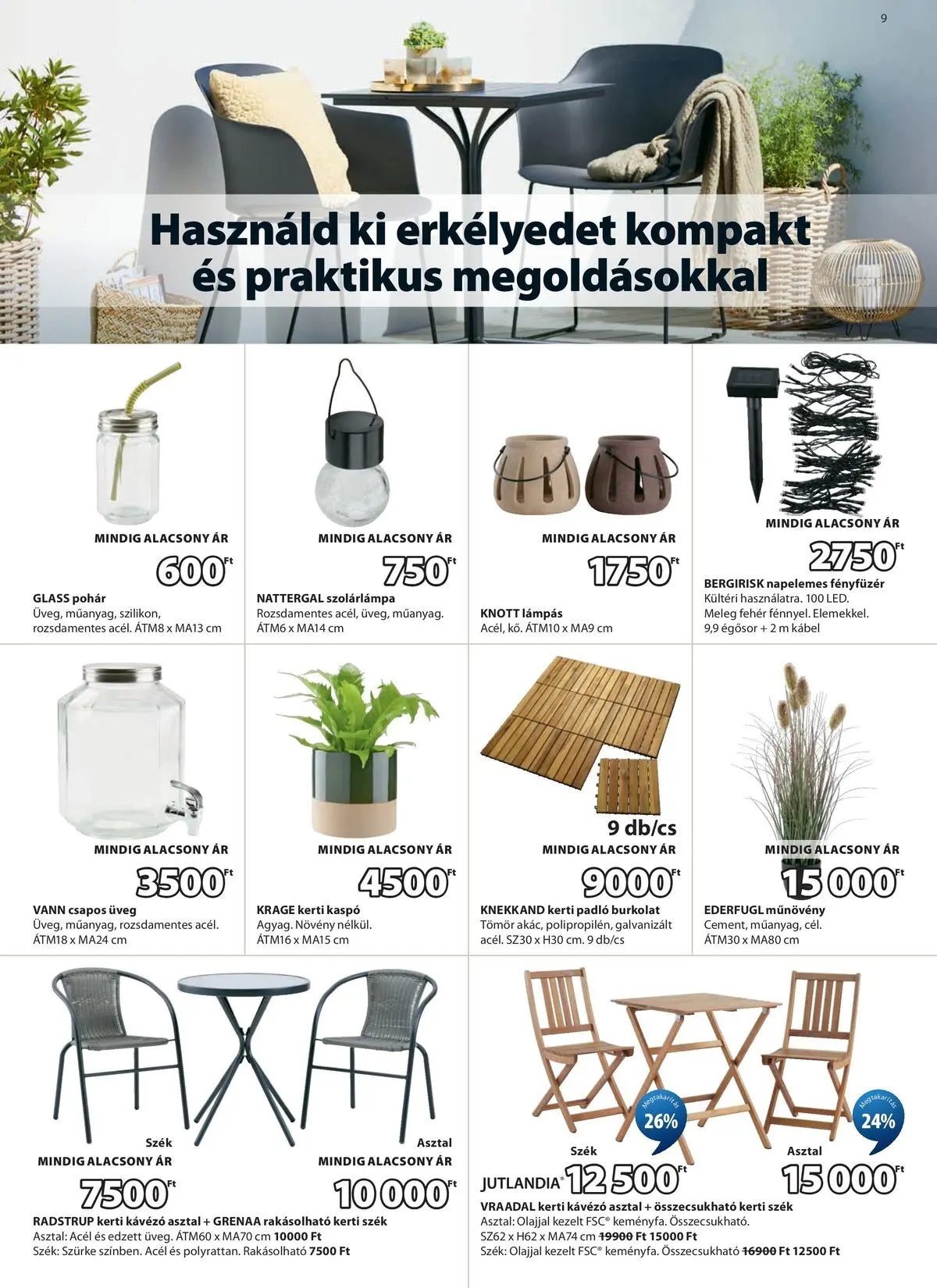 JYSK aktuális akciós újság - 2026.06.03. -tól/töl > akció, lapozható szórólap 🛍️ | Oldal: 10