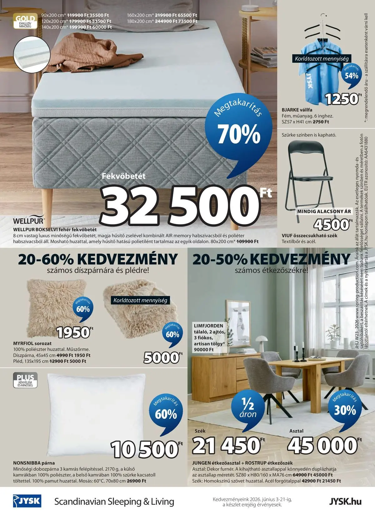 JYSK aktuális akciós újság - 2026.06.03. -tól/töl > akció, lapozható szórólap 🛍️ | Oldal: 25