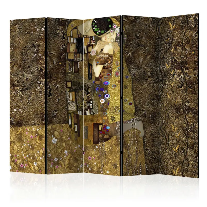 Paravent Golden Kiss II Multicolor
