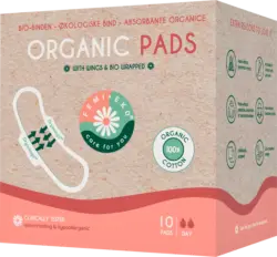 Absorbante cu aripioare din bumbac organic Ultra Day