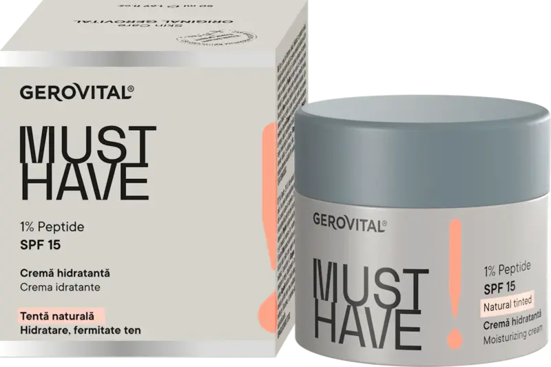 Cremă de față hidratantă cu SPF15