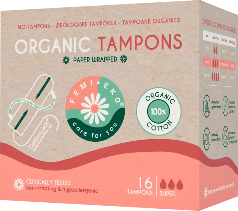 Tampoane organice super