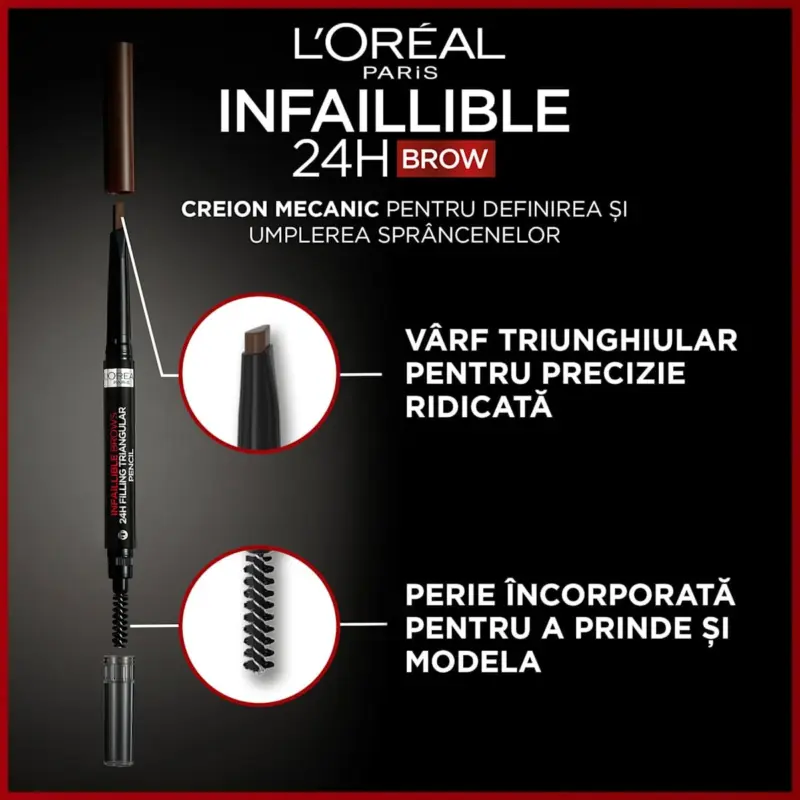 Infaillible Brows creion pentru spr&acirc;ncene n.7.0 Blonde
