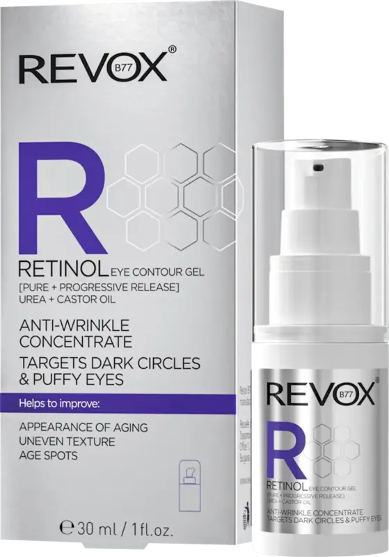 Gel pentru conturul ochilor cu retinol