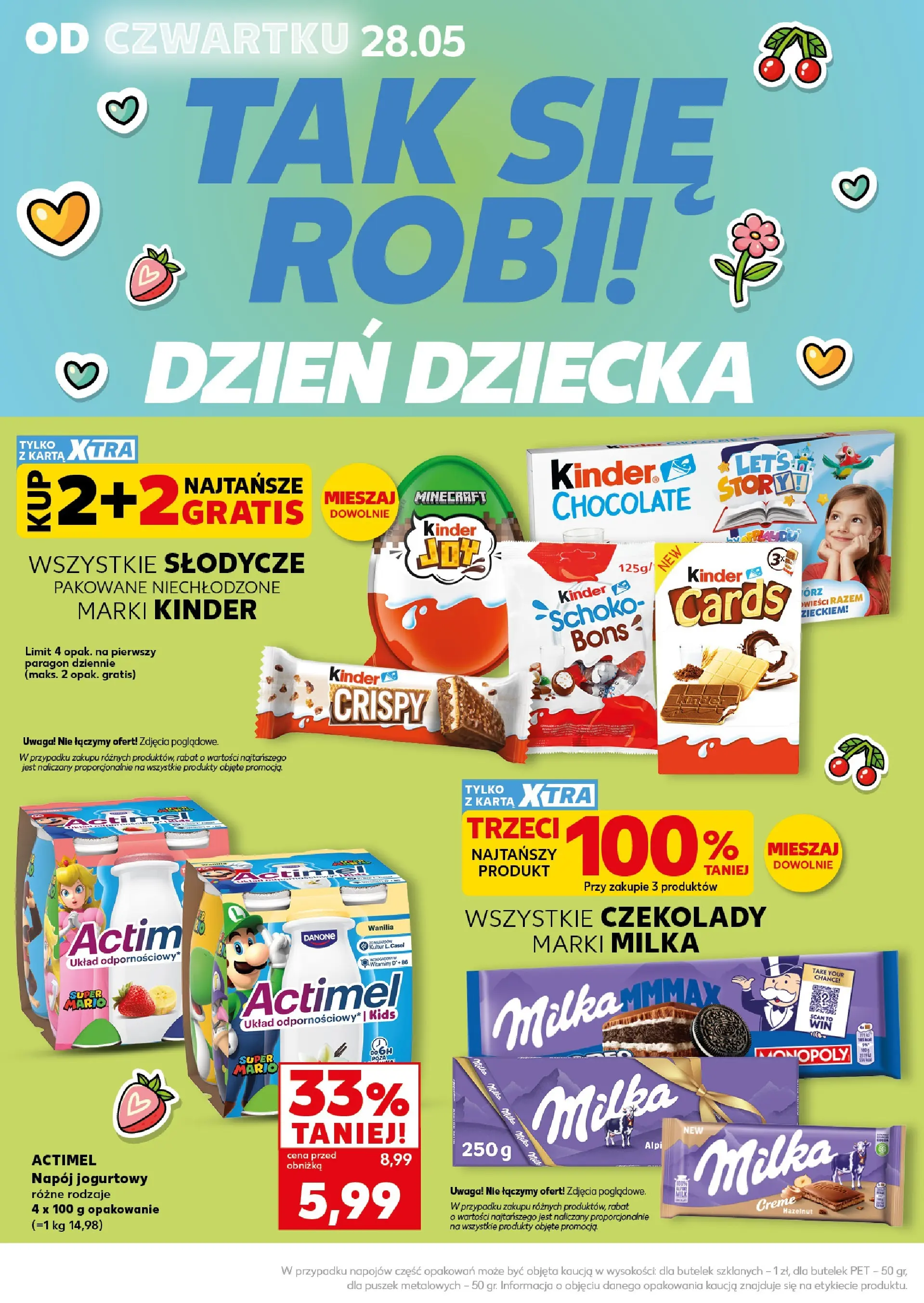 Kaufland - Kaufland Mocny Start ważny do 2.06 od 31.05.2026 - od jutra PDF | Strona: 4 | Produkty: Karta, Czekolady, Słodycze, Milka