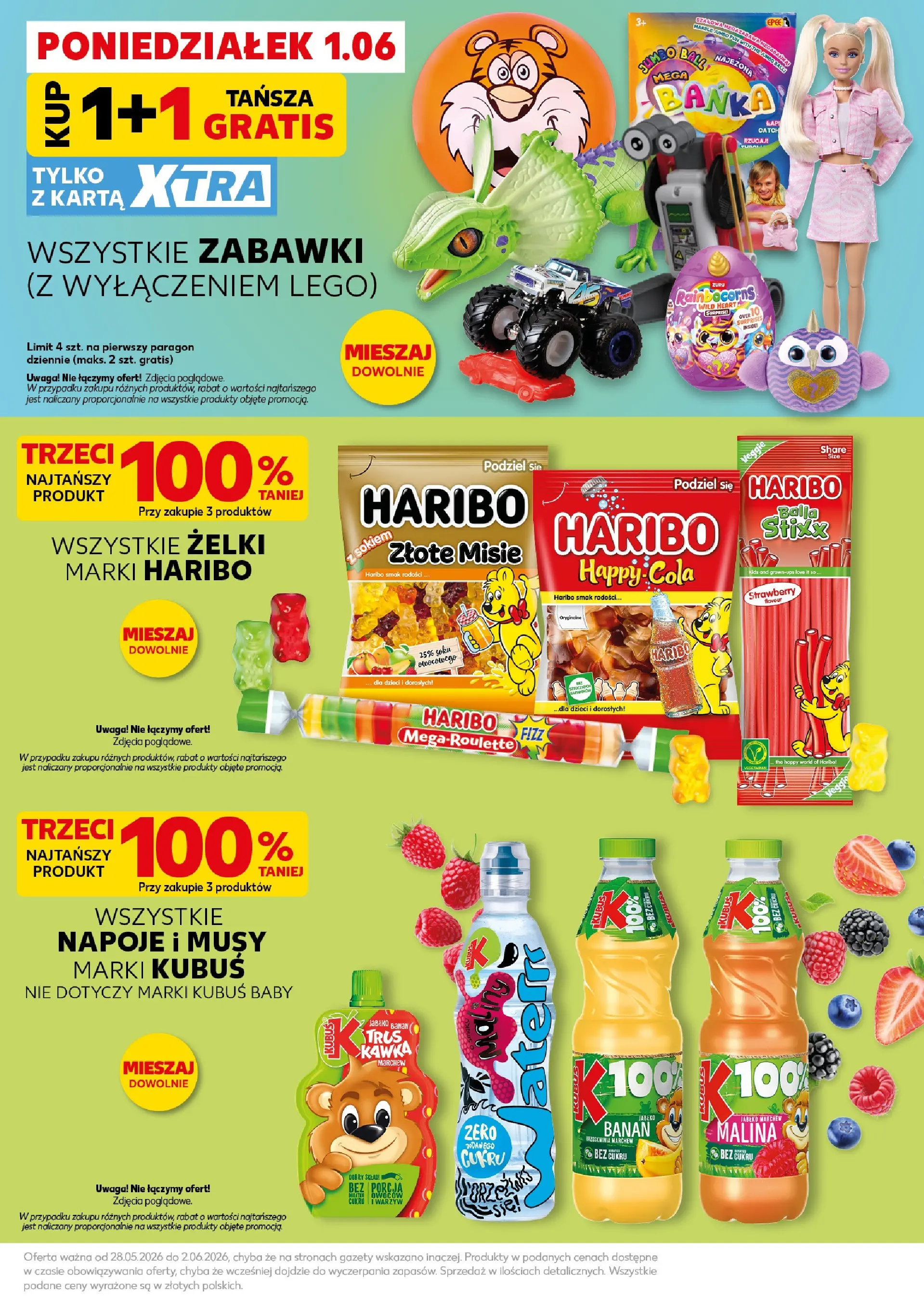 Kaufland - Kaufland Mocny Start ważny do 2.06 od 31.05.2026 - od jutra PDF | Strona: 5 | Produkty: Żelki haribo, Malina, Żelki, Banan