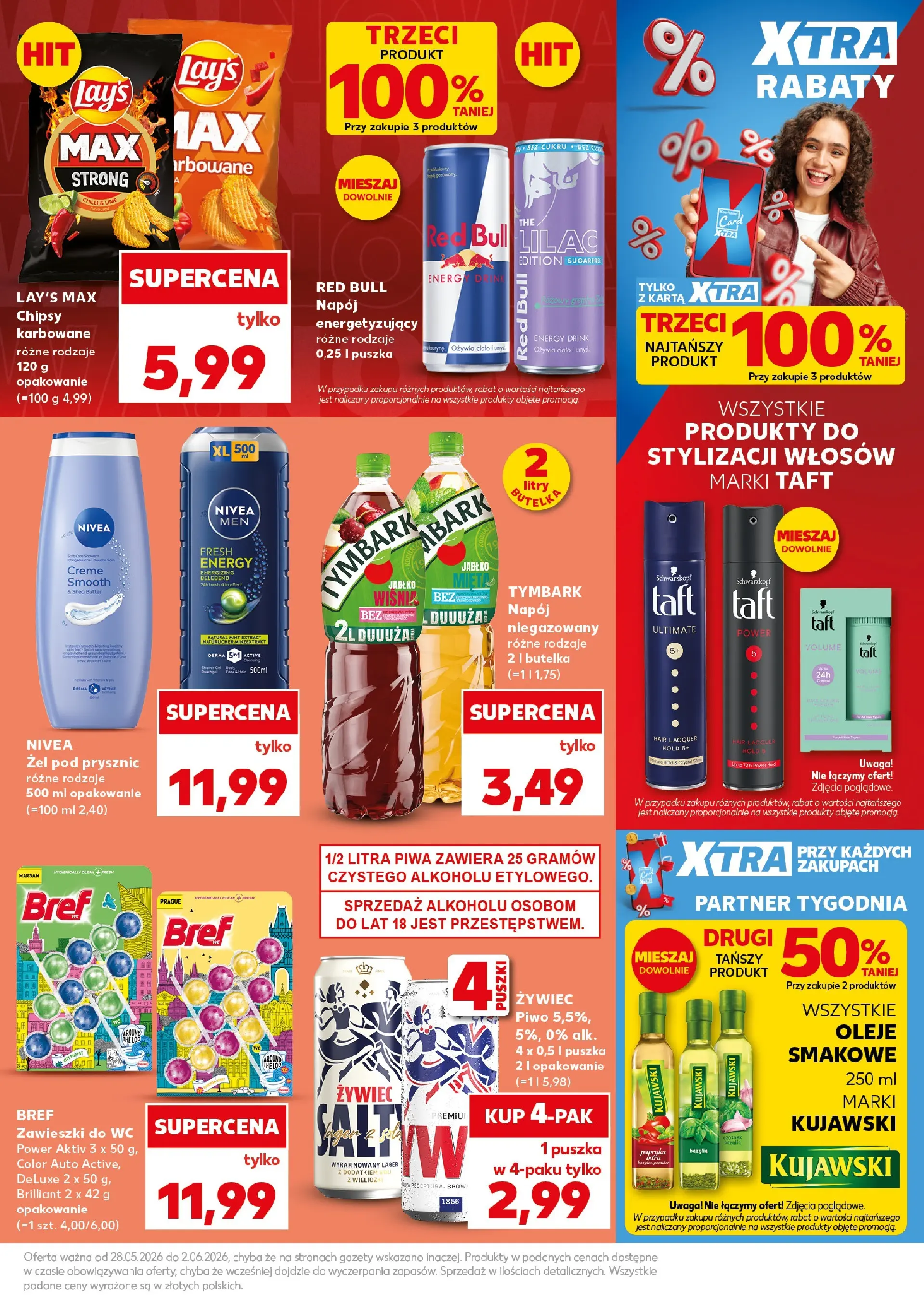 Kaufland - Kaufland Mocny Start ważny do 2.06 od 31.05.2026 - od jutra PDF | Strona: 11 | Produkty: Chipsy, Red bull, Papryka, Prysznic