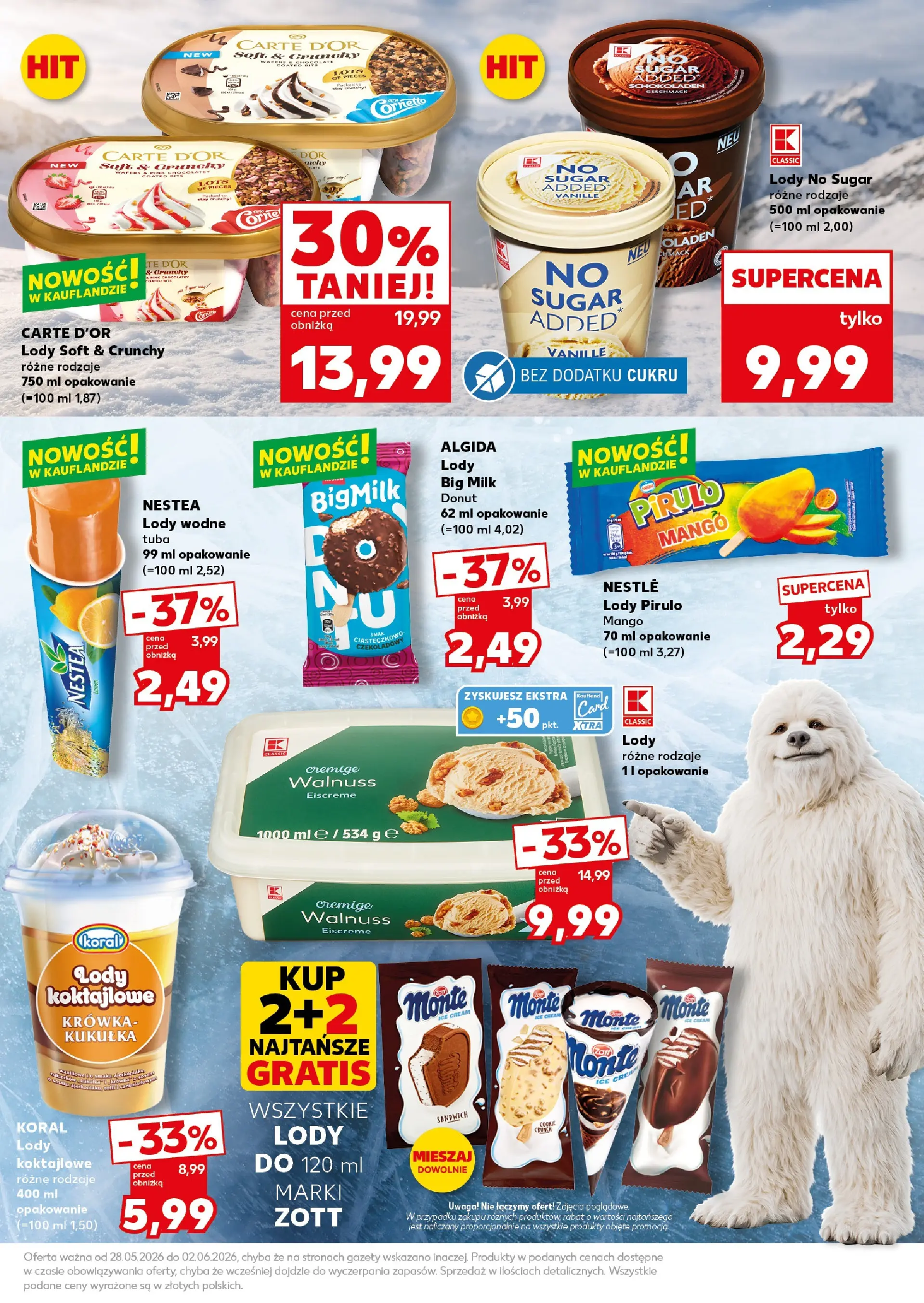 Kaufland gazetka - Super Sobota od 30.05.2026 - od jutra PDF | Strona: 19 | Produkty: Mango, Krowka, Sandwich, Big Milk