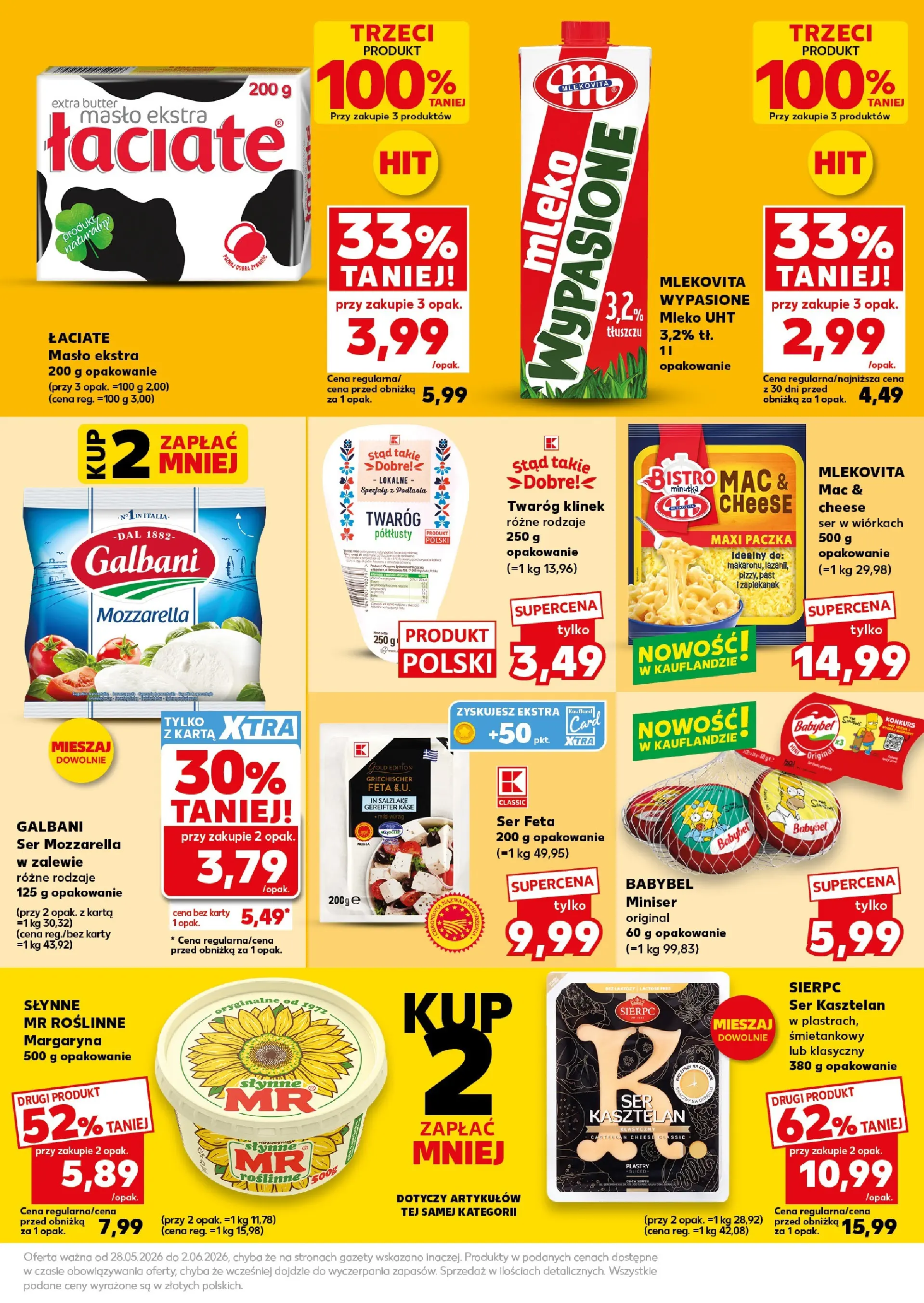 Kaufland - Kaufland Mocny Start ważny do 2.06 od 31.05.2026 - od jutra PDF | Strona: 25 | Produkty: Margaryna, Mleko, Masło, Ser