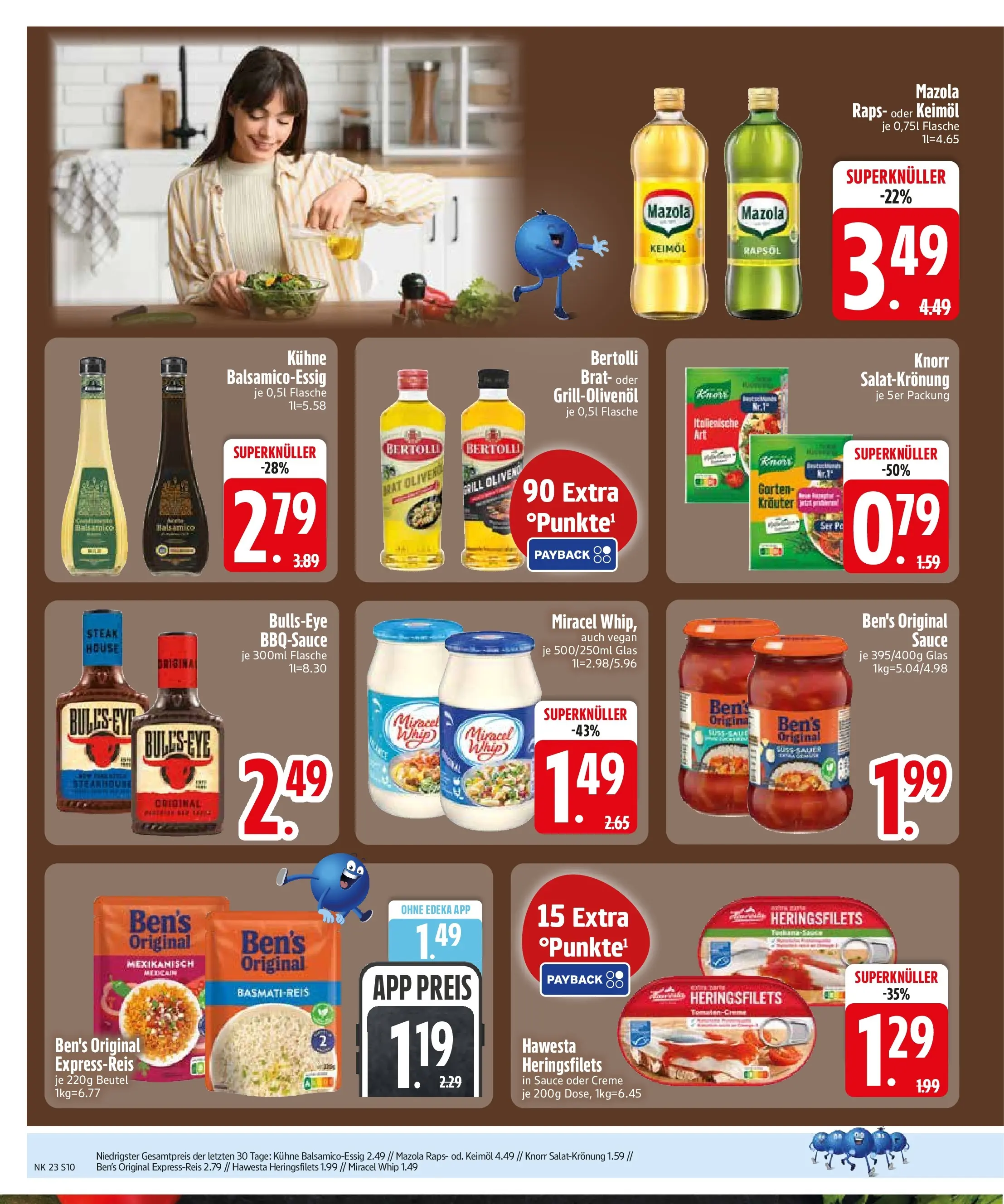 Edeka prospekt Rötz (ab 01.06.2026) » Angebote Online | Seite: 12 | Produkte: Basmatireis, Balsamico, Rapsöl, Miracel whip