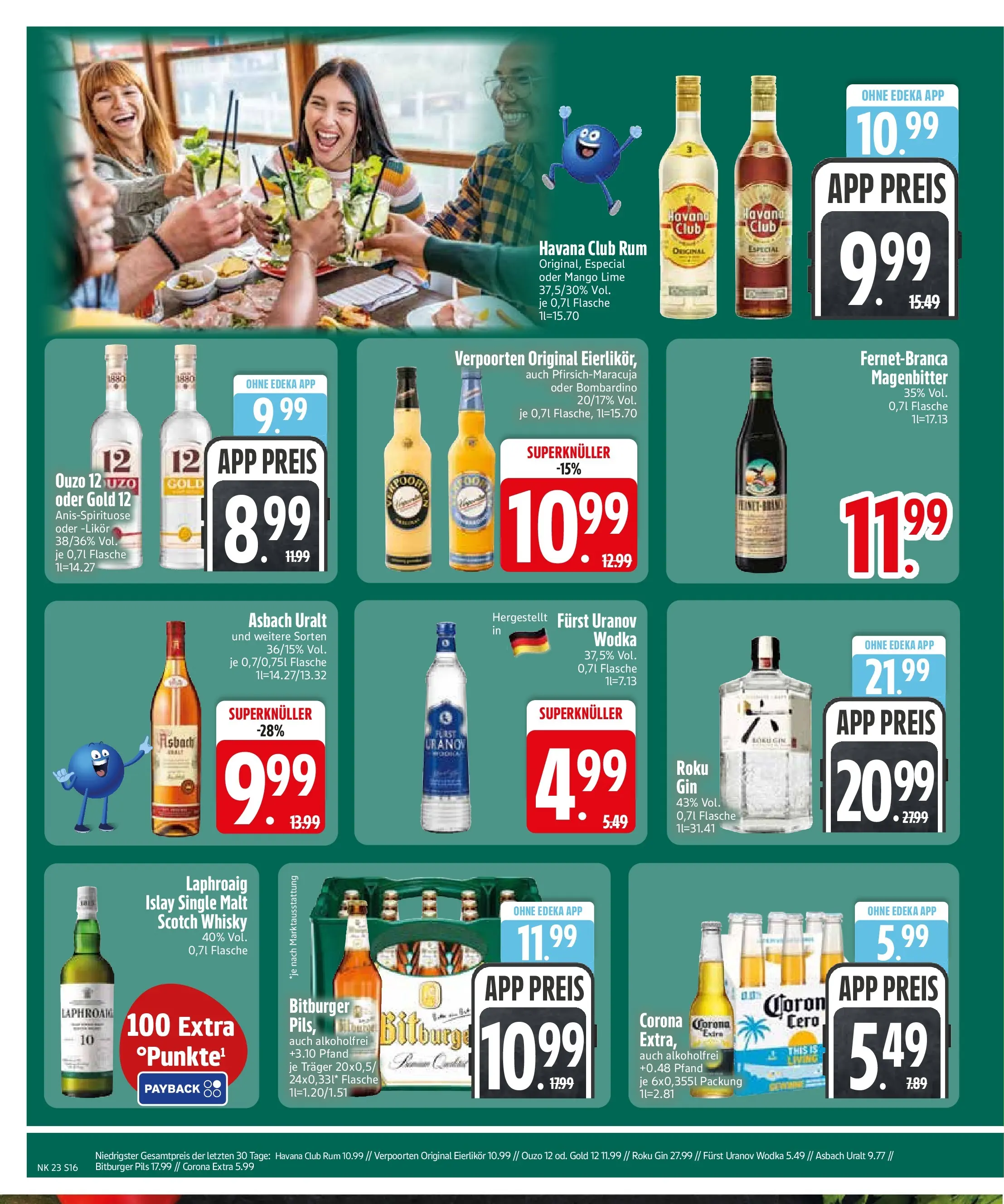 Edeka prospekt Rötz (ab 01.06.2026) » Angebote Online | Seite: 18 | Produkte: Havana club, Ouzo 12, Likör, Vodka