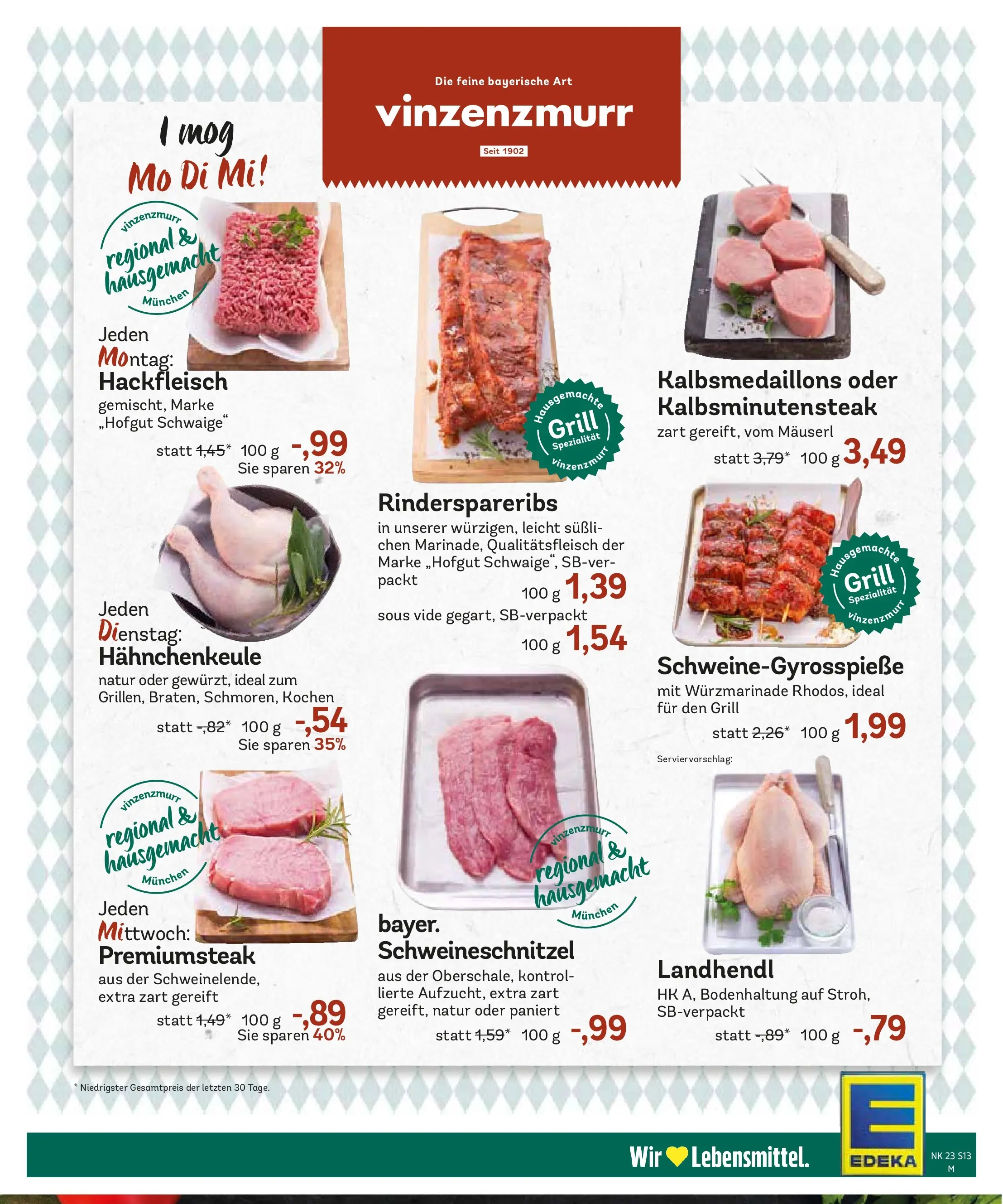 Edeka prospekt Haar (ab 01.06.2026) » Angebote Online | Seite: 15 | Produkte: Spare ribs, Gyros, Steak, Hackfleisch