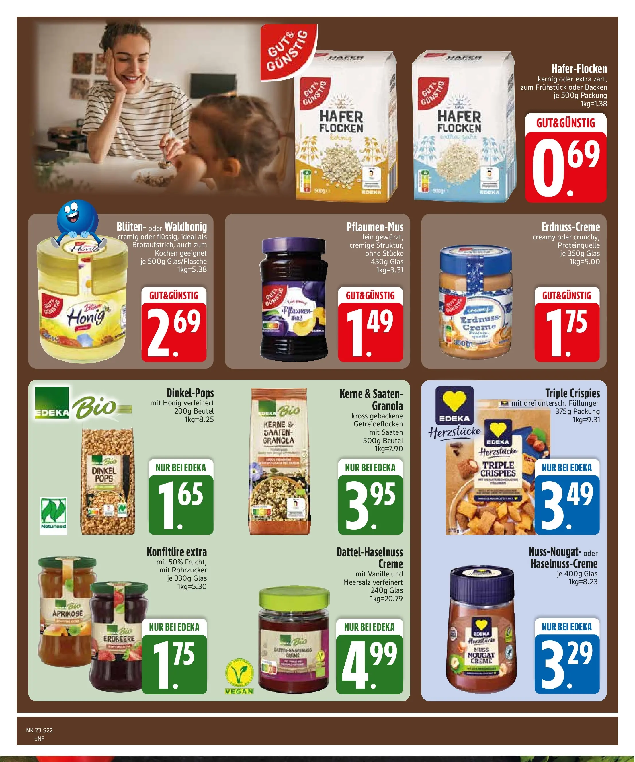 Edeka prospekt Rötz (ab 01.06.2026) » Angebote Online | Seite: 24 | Produkte: Pflaumen, Butter, Creme, Flocken