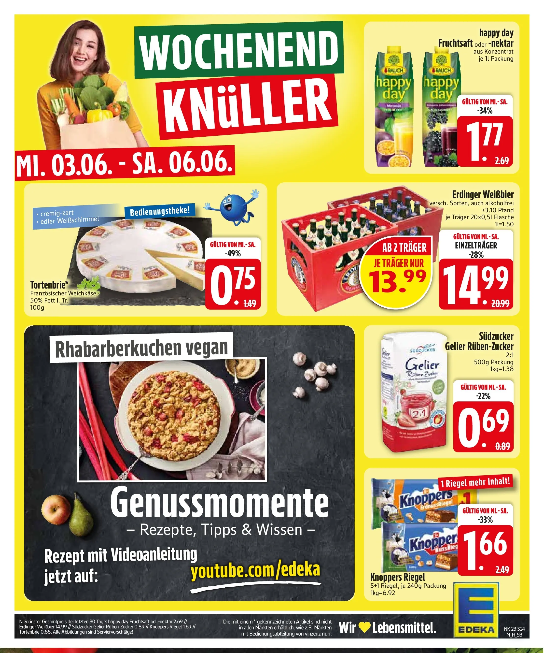 Edeka prospekt Haar (ab 01.06.2026) » Angebote Online | Seite: 26 | Produkte: Erdinger, Weißbier, Zucker, Fruchtsaft