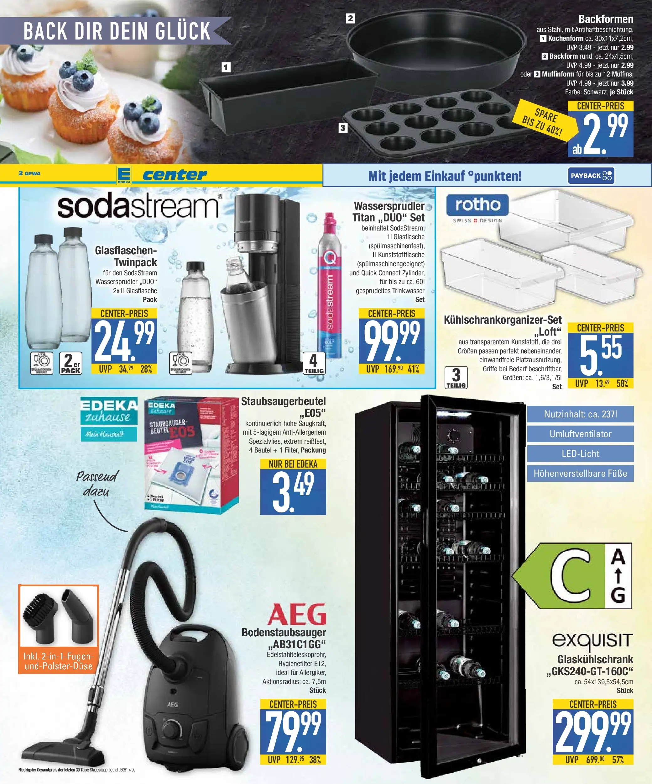 E center Prospekt Weißenburg (ab 01.06.2026) zum Blättern | Seite: 18 | Produkte: Staubsauger, Sodastream