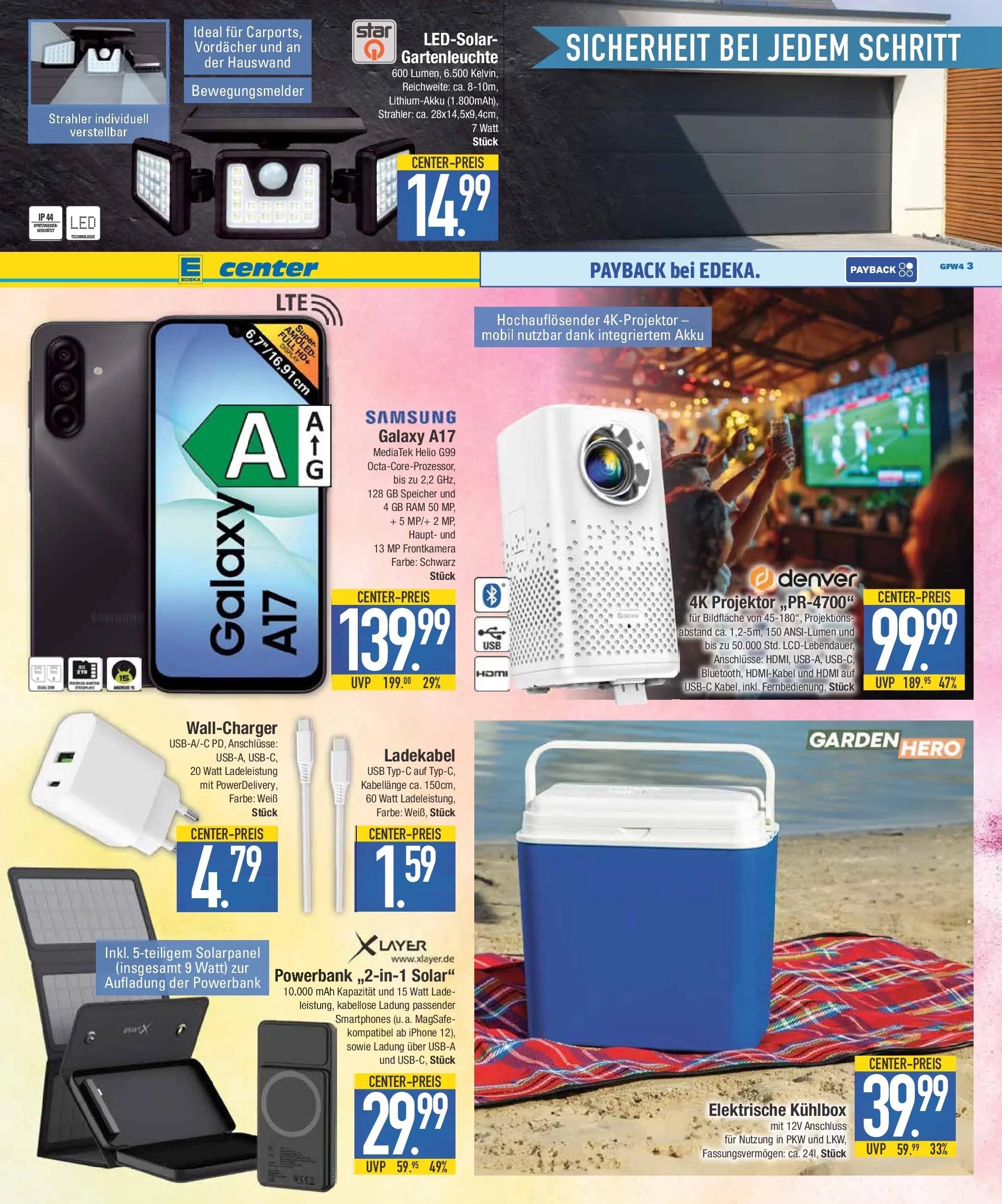 E center Prospekt Weißenburg (ab 01.06.2026) zum Blättern | Seite: 19 | Produkte: Samsung, Smartphones, Ladekabel, Powerbank