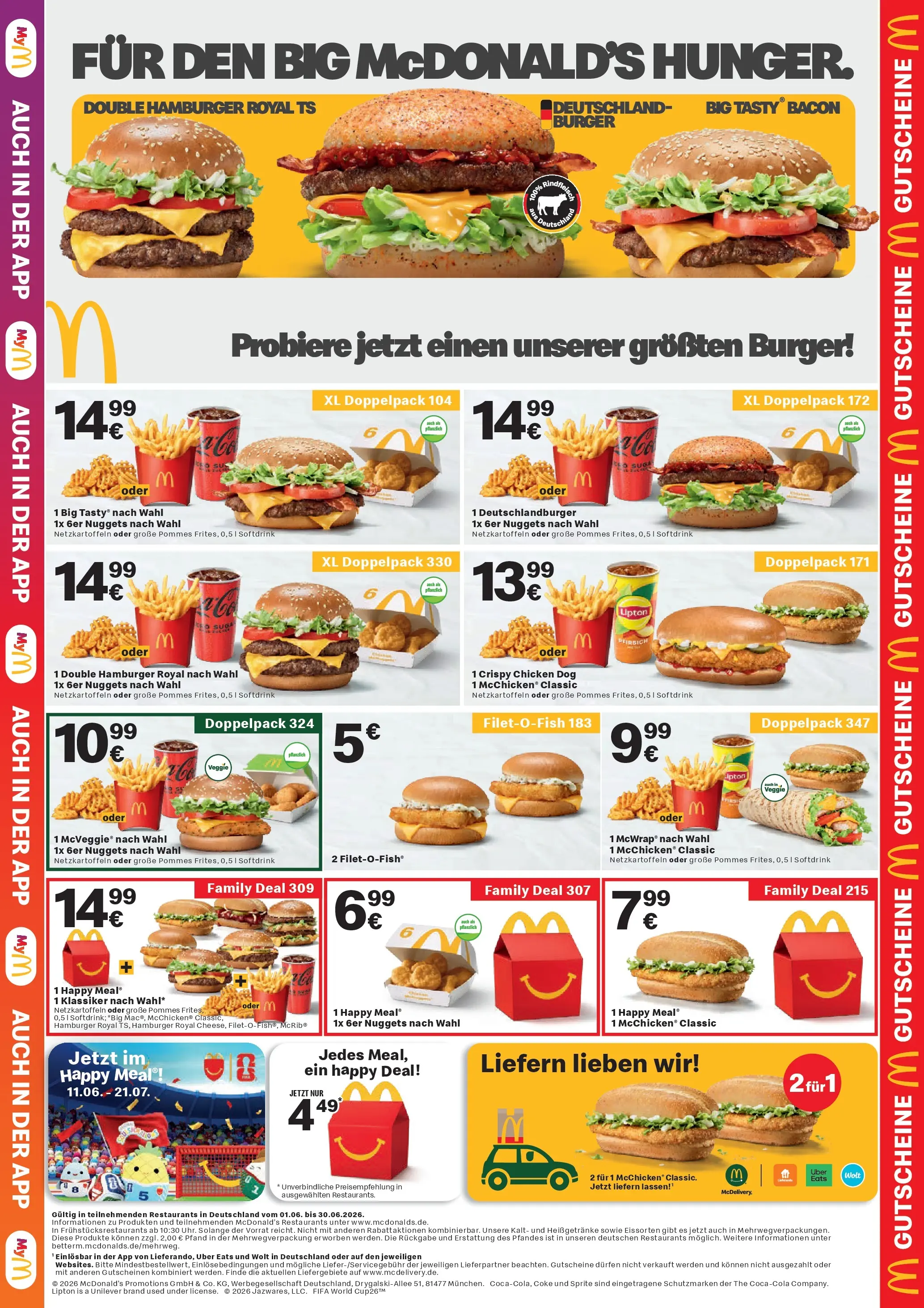 Angebote - McDonald’s: Gutscheine (ab 31.05.2026) zum Blättern | Seite: 2