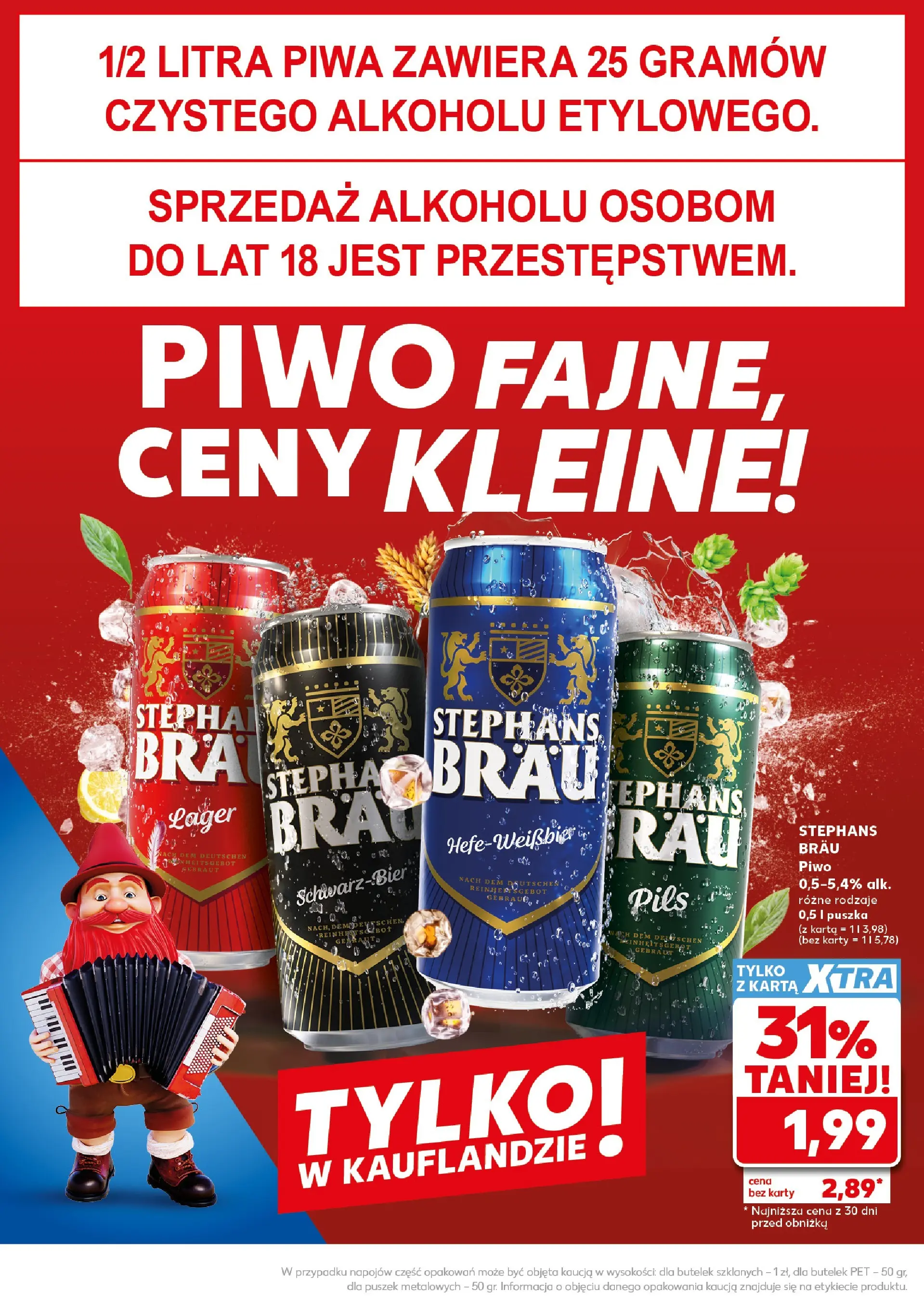Kaufland gazetka - Super Sobota od 30.05.2026 - od jutra PDF | Strona: 8 | Produkty: Karta, Piwo