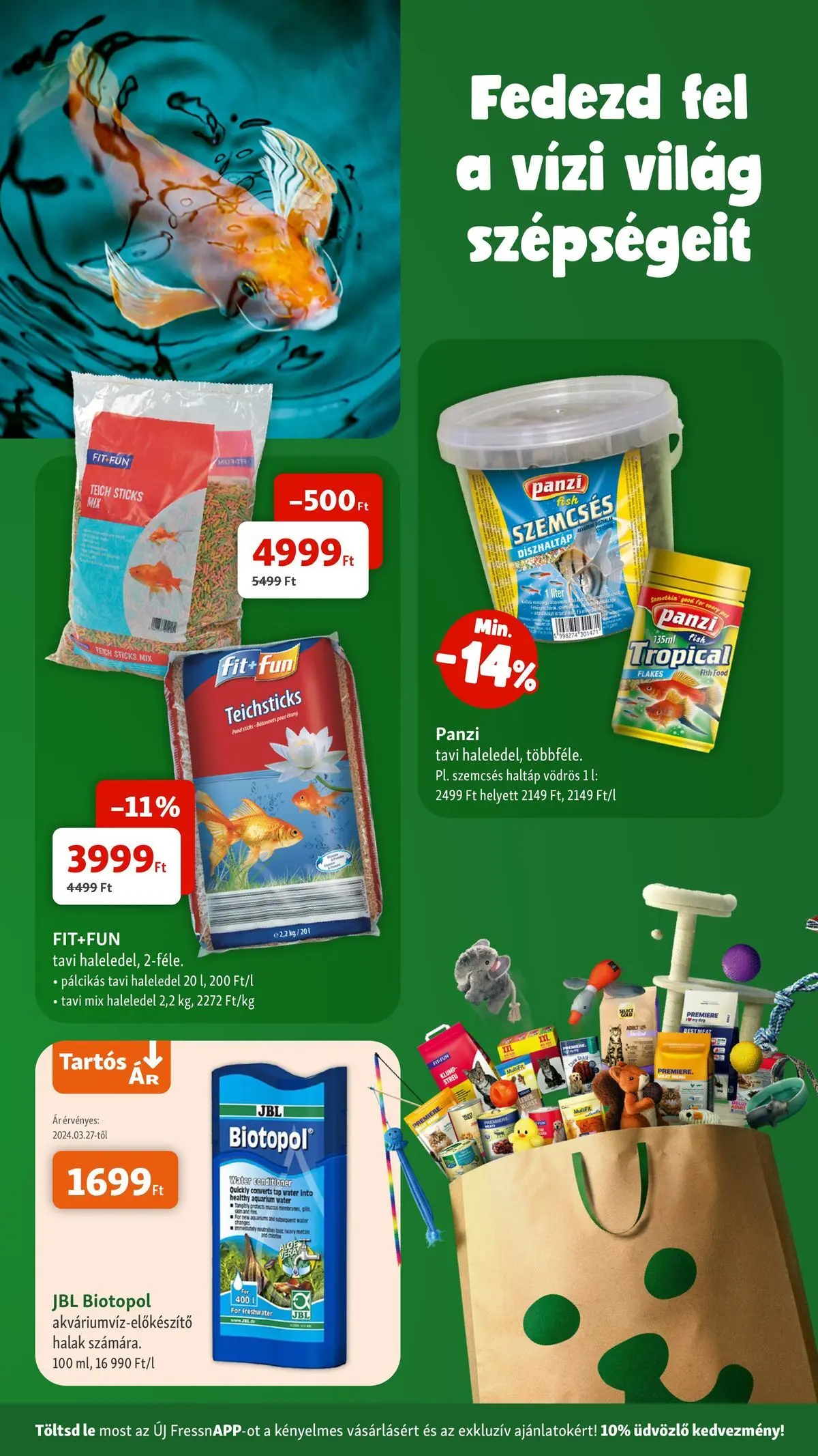 Fressnapf - Fressnapf újság érvényessége 2026.06.10-ig - 2026.06.03. -tól/töl > akció, lapozható szórólap 🛍️ | Oldal: 17 | Termékek: Halak