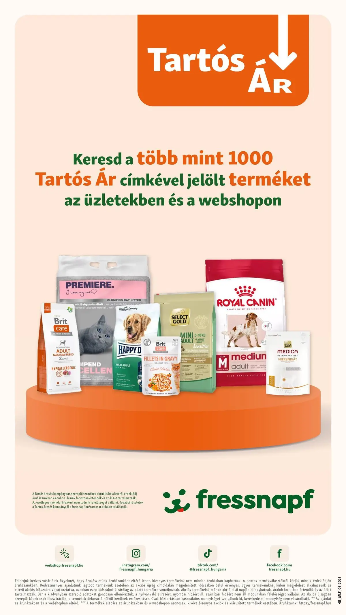 Fressnapf - Fressnapf újság érvényessége 2026.06.10-ig - 2026.06.03. -tól/töl > akció, lapozható szórólap 🛍️ | Oldal: 18 | Termékek: Protein, Parfüm, Dekoráció