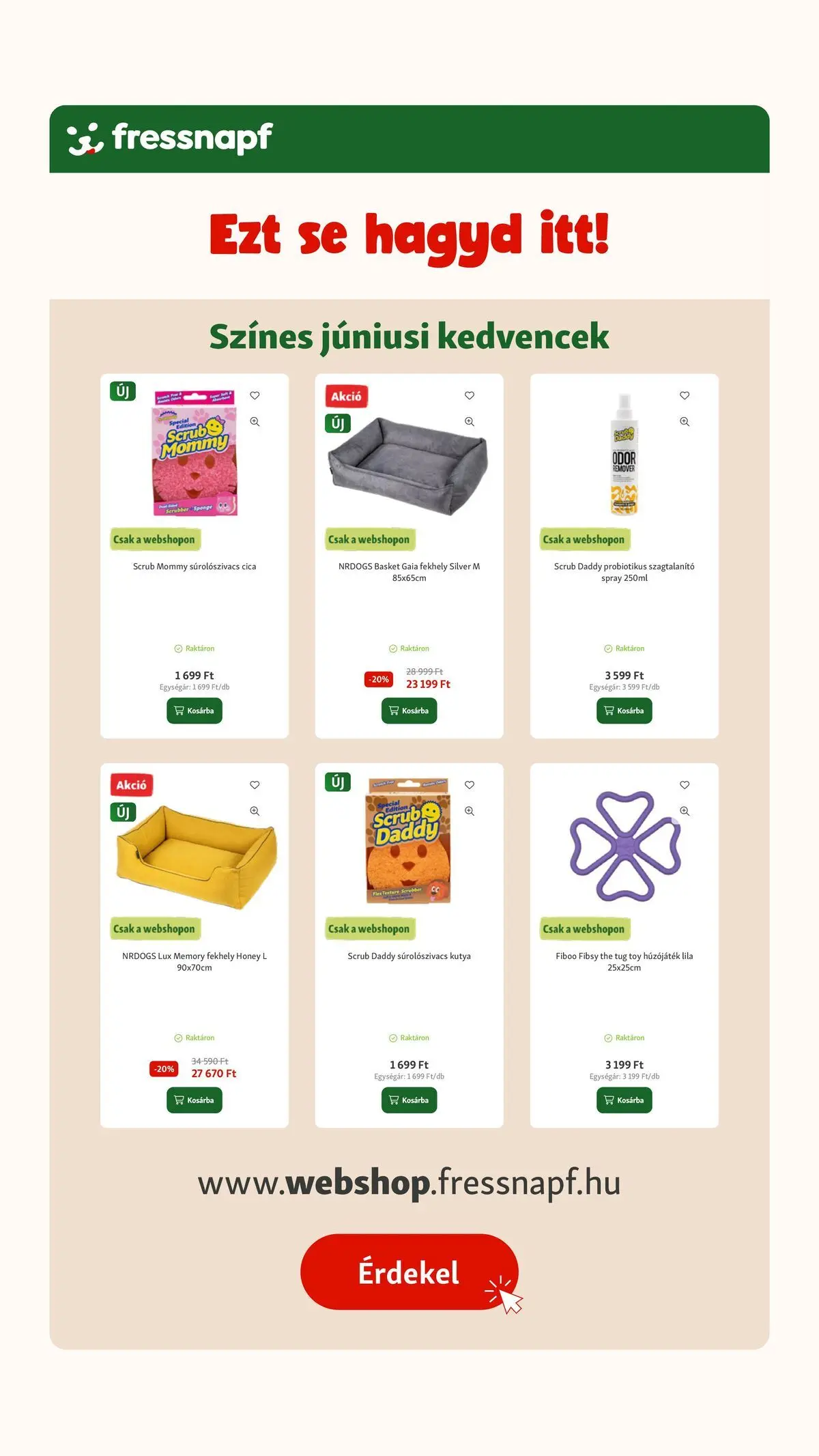 Fressnapf - Fressnapf újság érvényessége 2026.06.10-ig - 2026.06.03. -tól/töl > akció, lapozható szórólap 🛍️ | Oldal: 19
