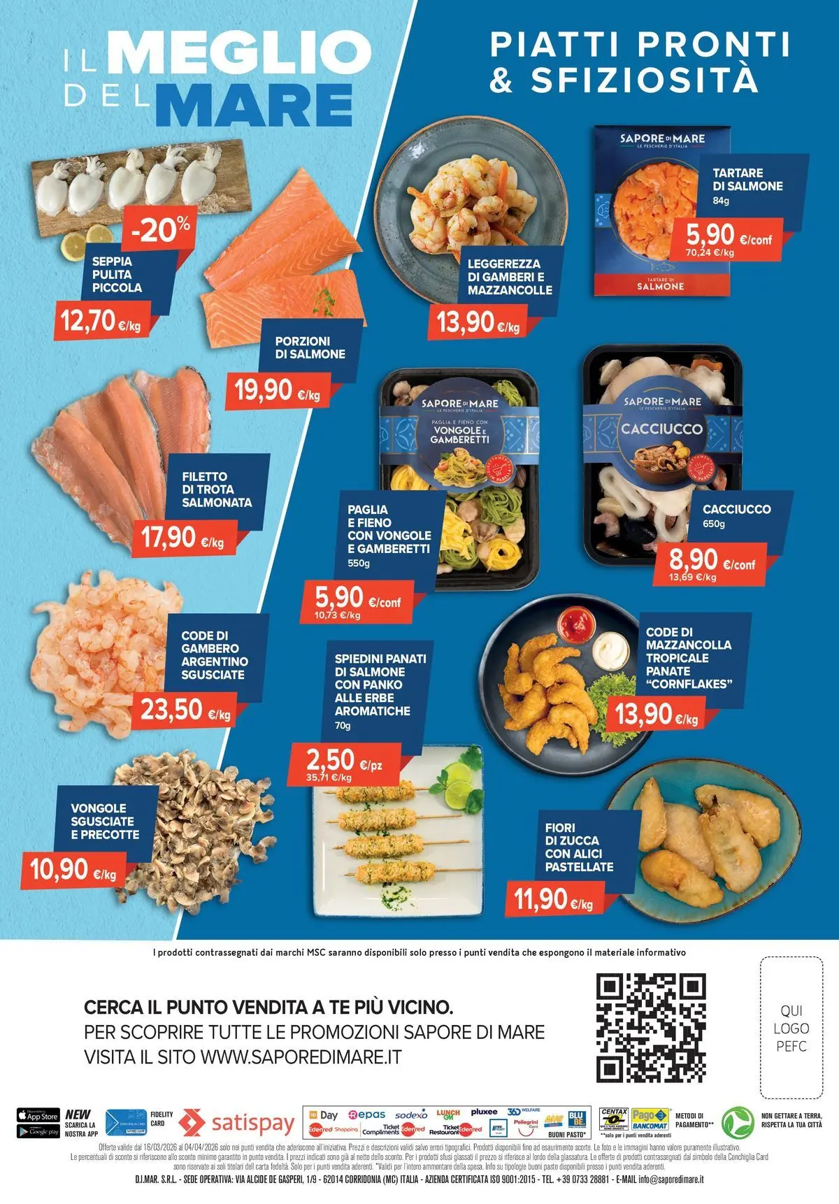 Nuovo Sapore di mare - Offerte fresche di stagione! dal 01/06/2026 > offerte anteprima 🛍️ | Pagina: 2 | Prodotti: Salmone, Gamberi, Mazzancolle, Zucca