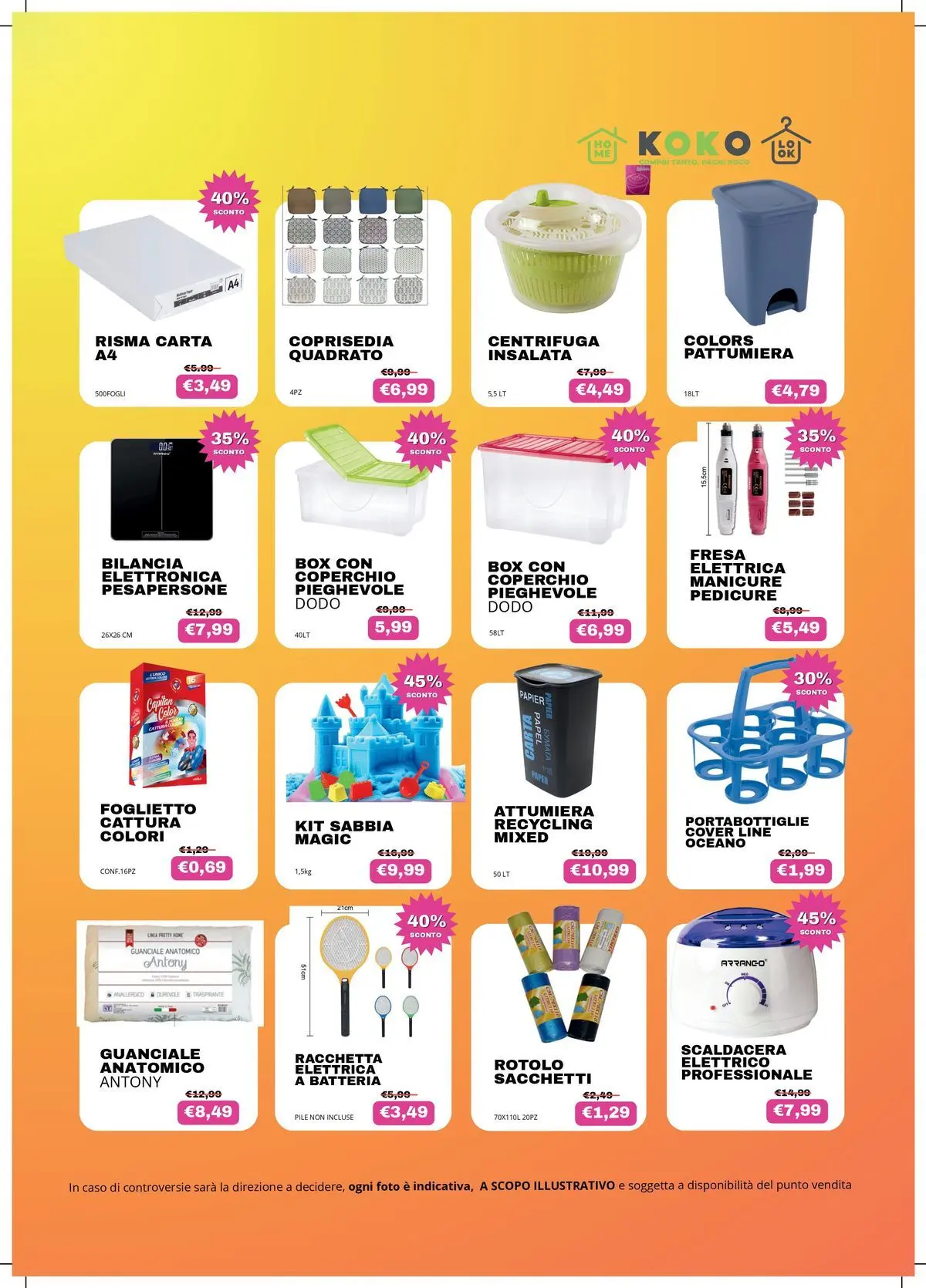 Nuovo Offerte - Offerte al costo dal 05/06/2026 > offerte anteprima 🛍️ | Pagina: 9 | Prodotti: Pile, Centrifuga, Pattumiera, Bilancia