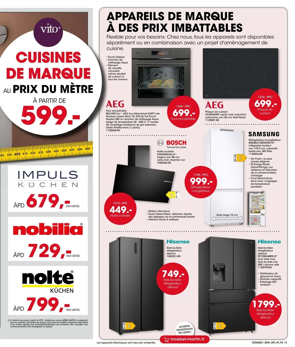 Möbel Martin - Möbel Martin: Offres hebdomadaires à partir du 31/05/2026 - promo en ligne | Page: 13