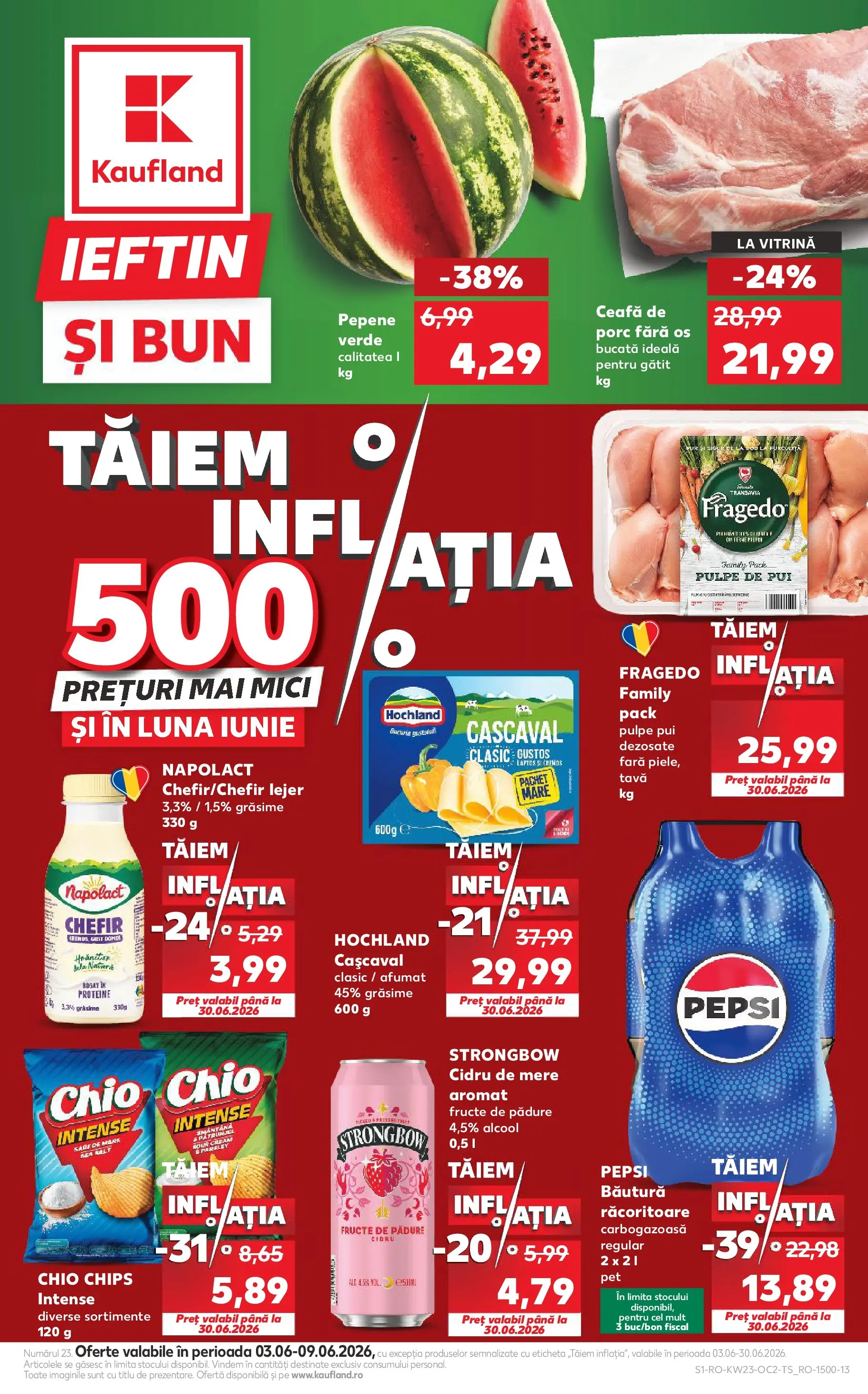 Kaufland Arad 03.06.2026 - Revista si Oferta | Pagină: 1 | Produse: Vitrină, Mici, Mere, Fructe