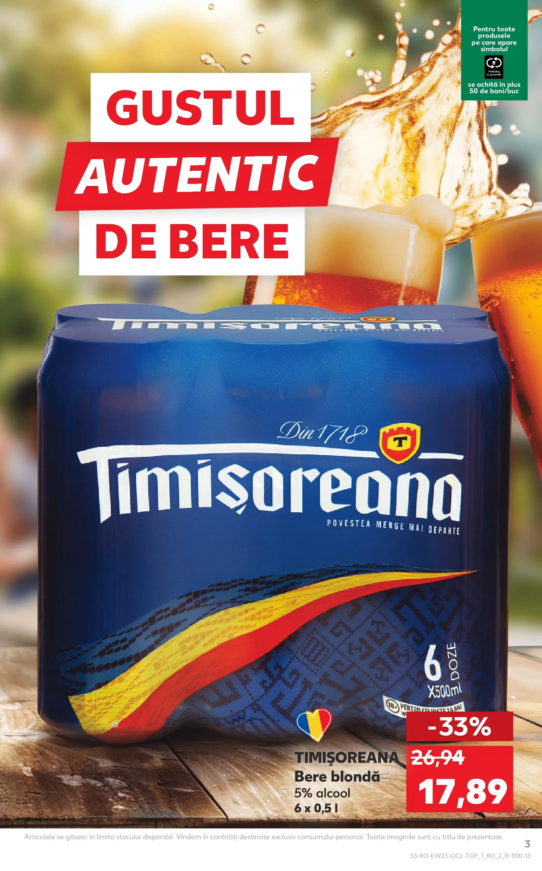 Kaufland Slatina 03.06.2026 - Revista si Oferta | Pagină: 3 | Produse: Bere