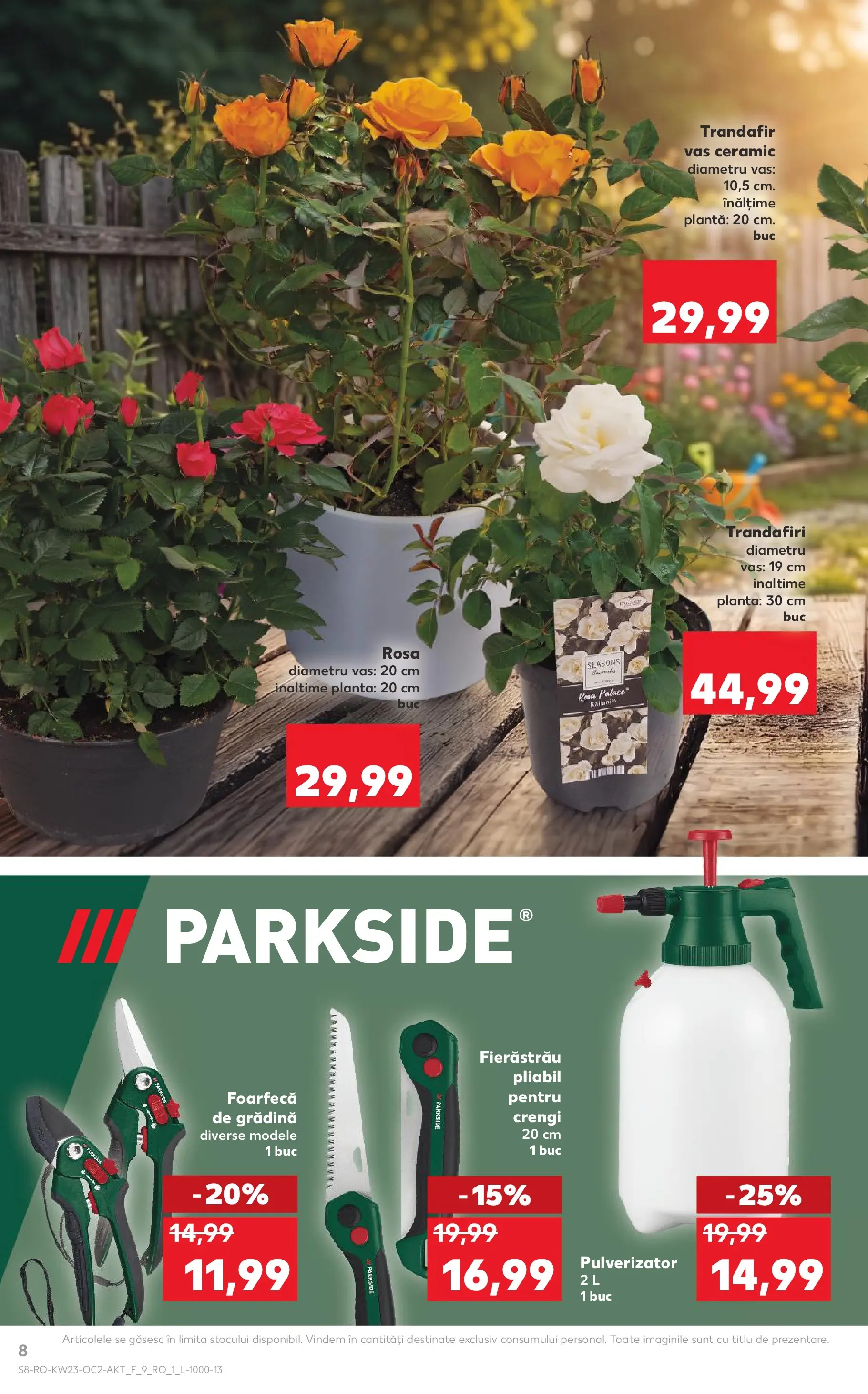 Kaufland Slatina 03.06.2026 - Revista si Oferta | Pagină: 8 | Produse: Pară, Trandafir